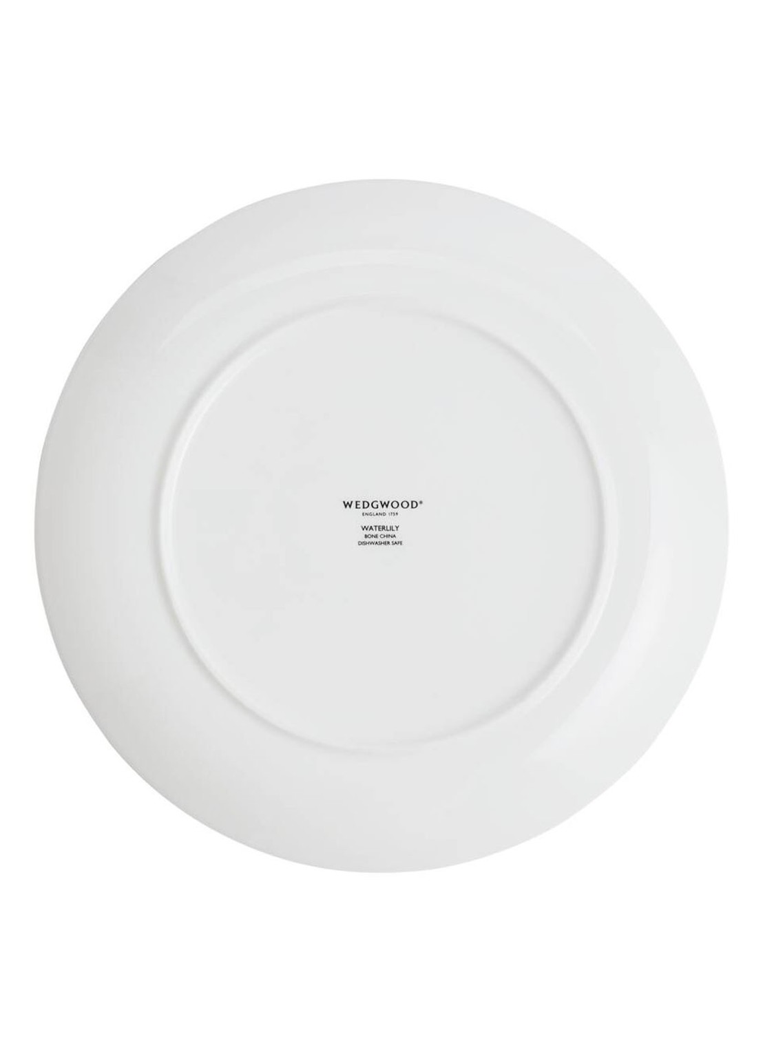 Wedgwood Waterlily dinerbord 27 cm - voorkant 2 wit