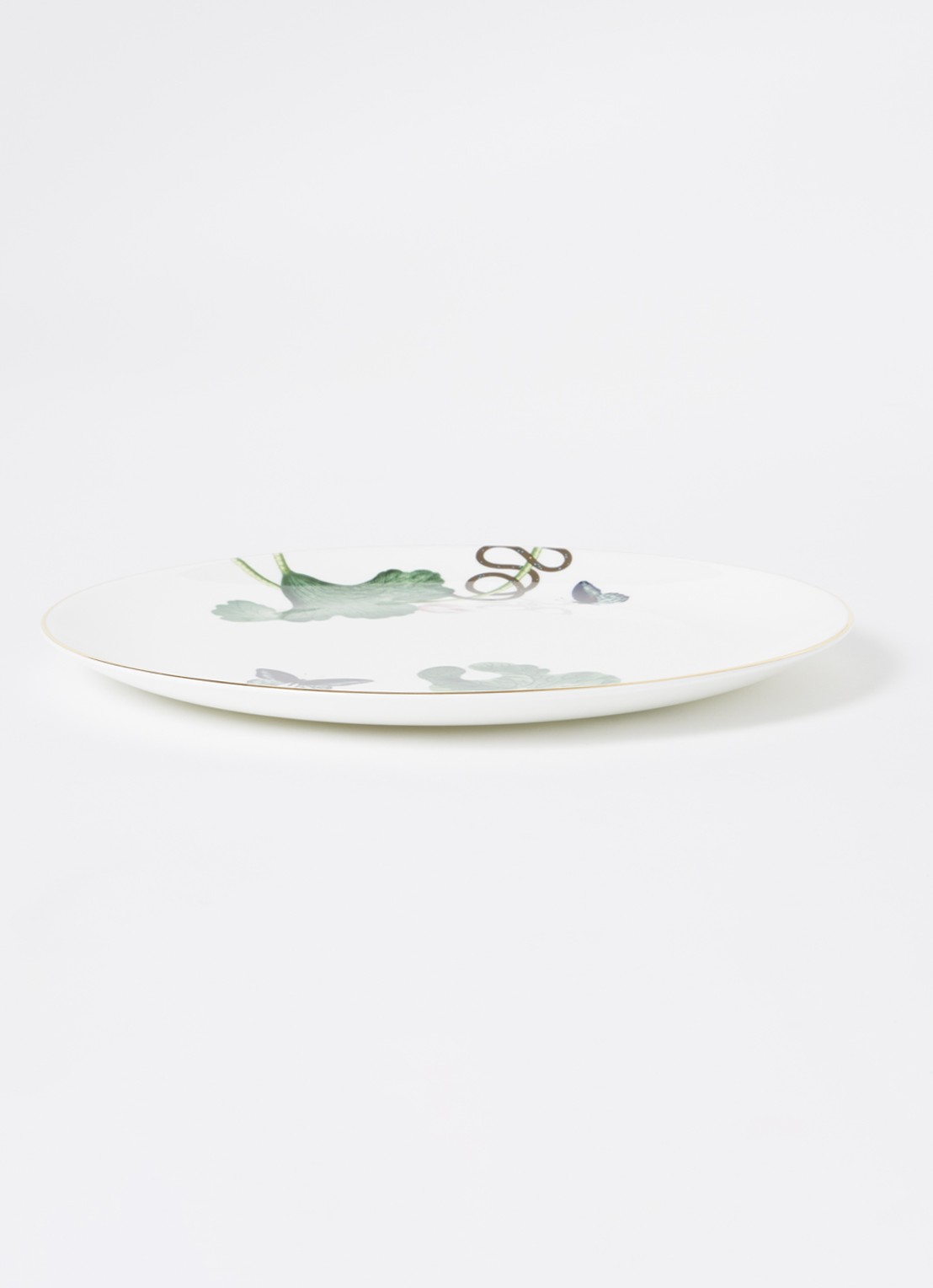 Wedgwood Waterlily dinerbord 27 cm - voorkant 4 wit