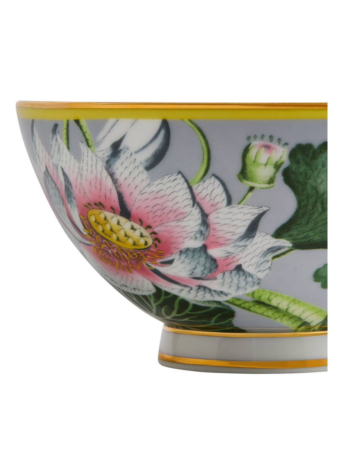 Wedgwood Waterlily kom 11 cm - achterkant lichtgroen