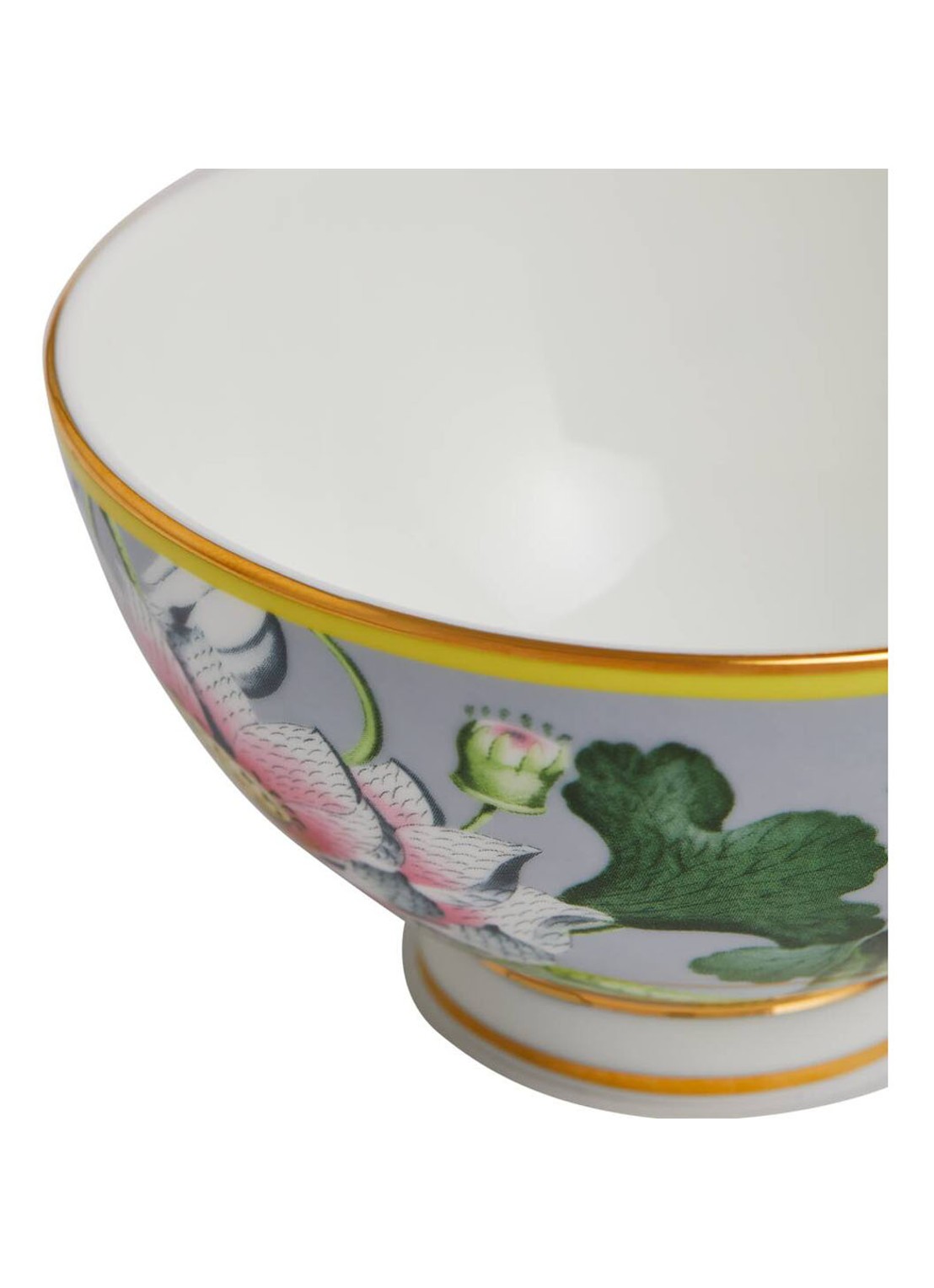 Wedgwood Waterlily kom 11 cm - voorkant 5 lichtgroen
