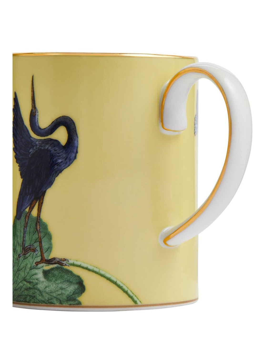 Wedgwood Waterlily suikerpot en melkkan 2-delig - achterkant 3 lichtgeel
