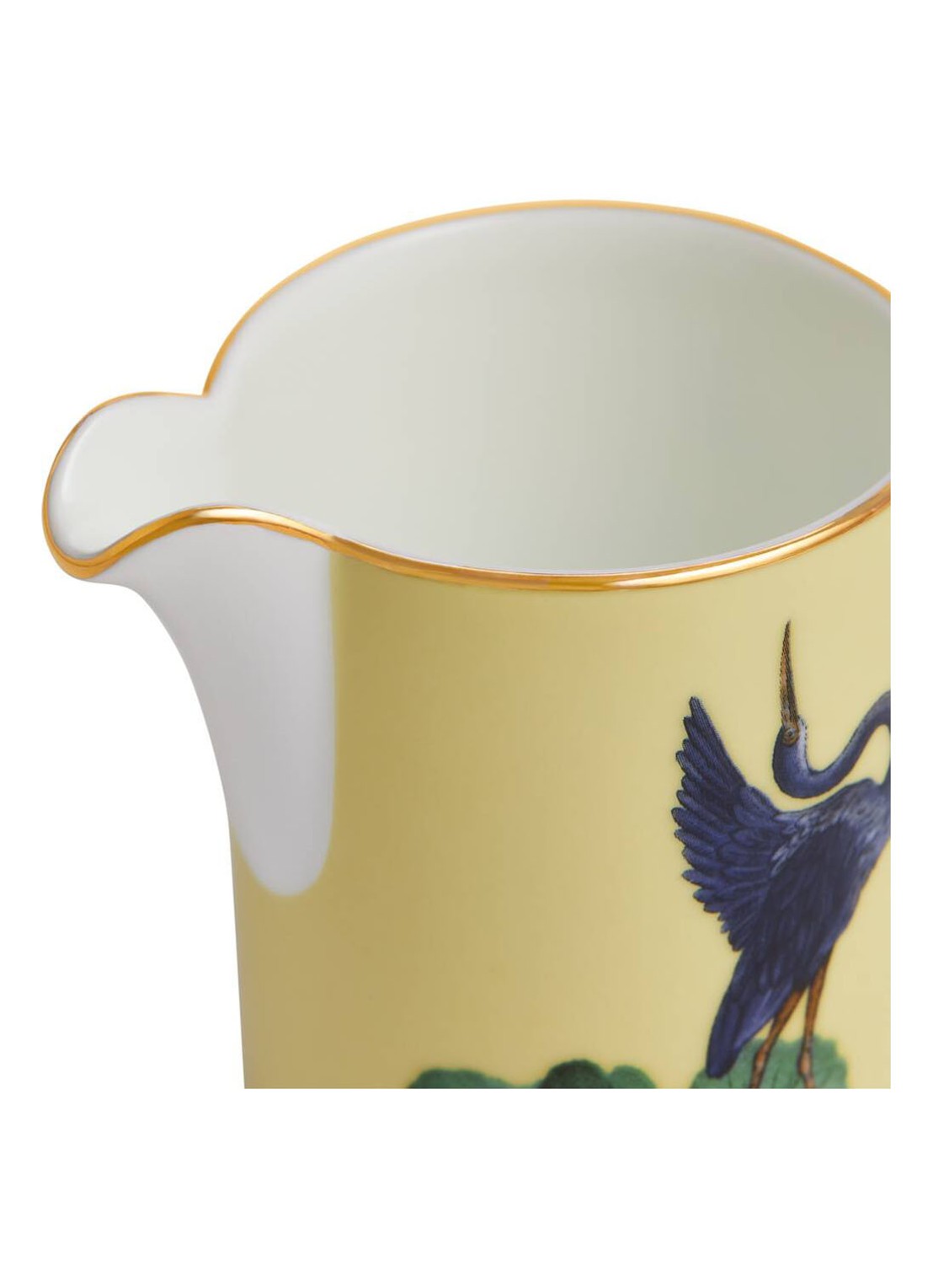 Wedgwood Waterlily suikerpot en melkkan 2-delig - voorkant 2 lichtgeel