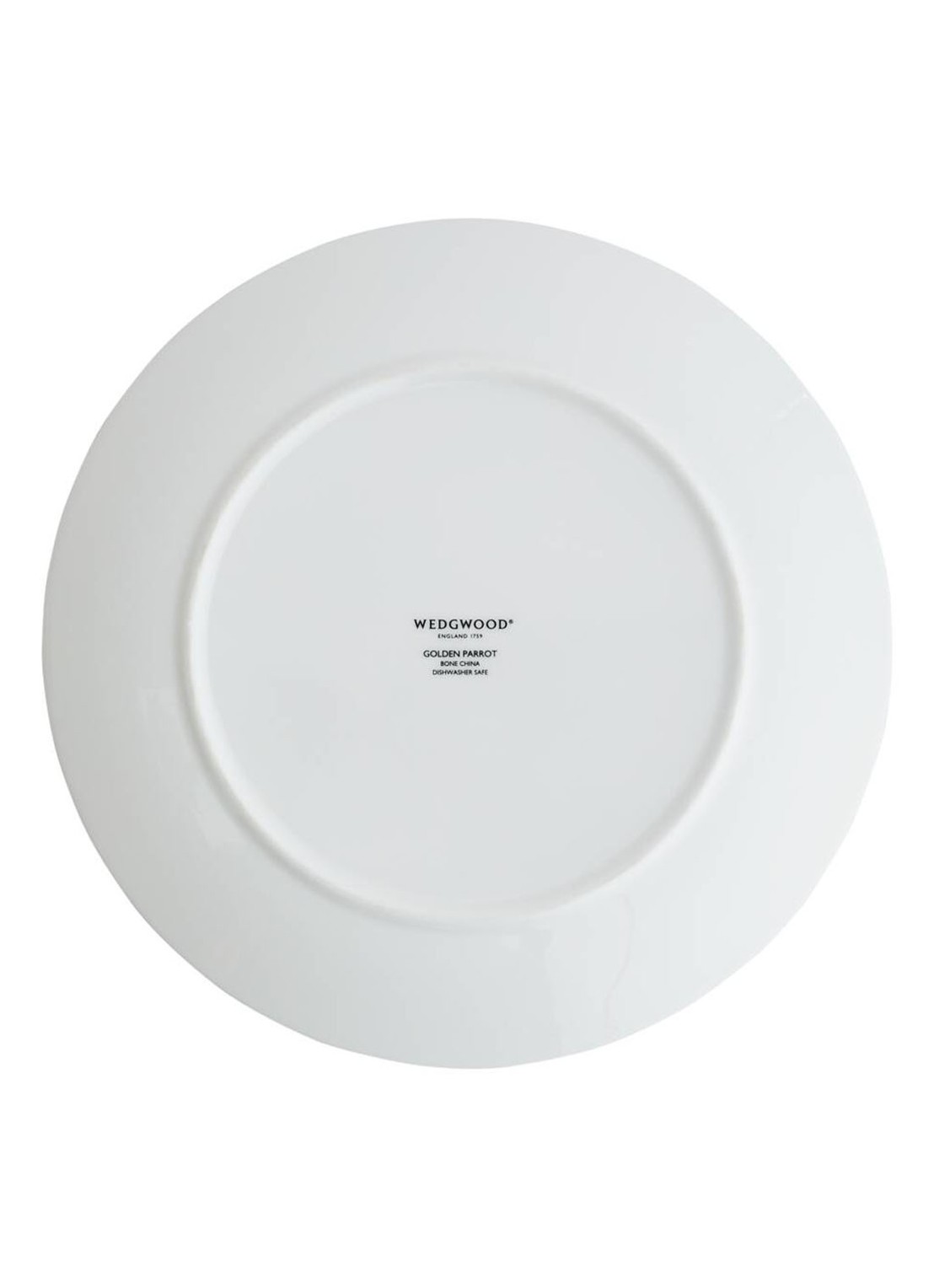 Wedgwood Wonderlust Golden Parrot ontbijtbord 20cm - detail 3 oranjerood