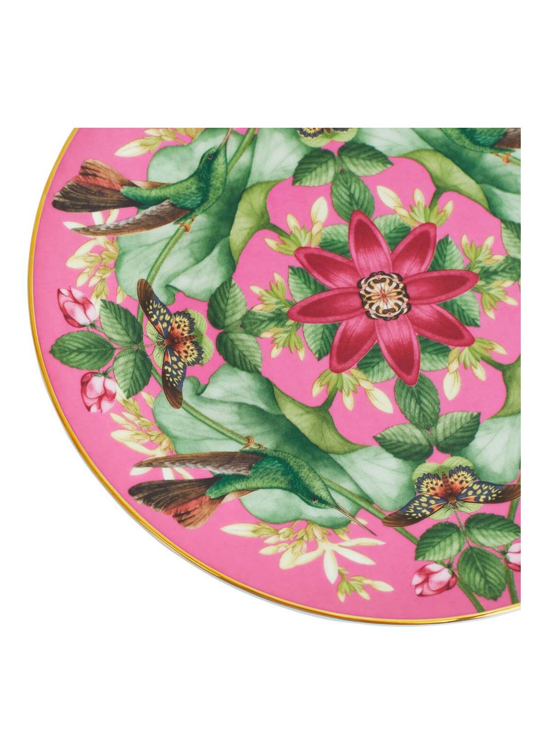 Wedgwood Wonderlust Lotus ontbijtbord 20 cm - voorkant 2 oudroze