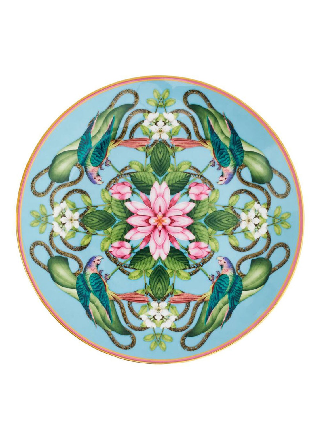 Wedgwood Wonderlust Menagerie ontbijtbord 20 cm - detail 2 multicolor