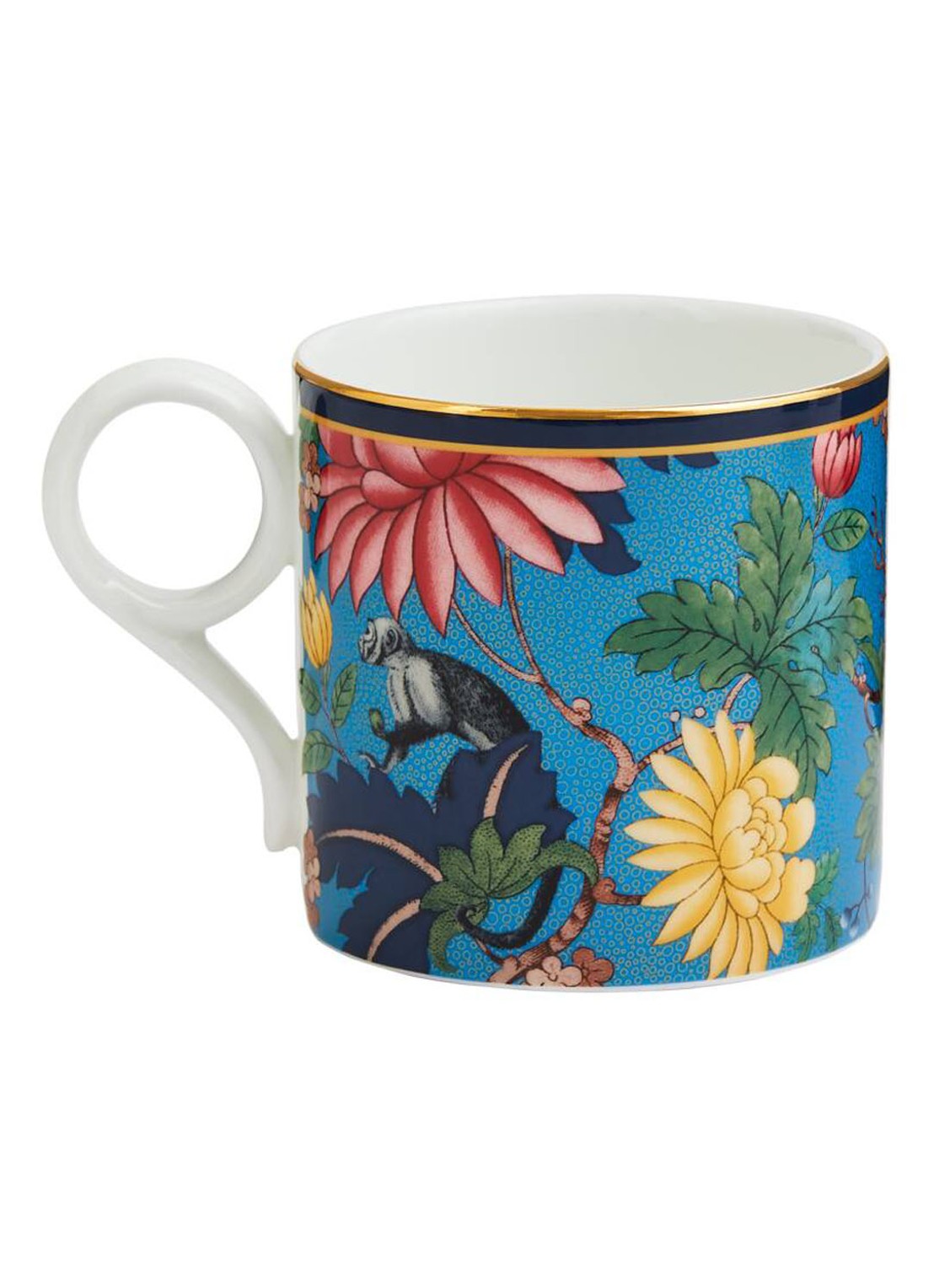 Wedgwood Wonderlust Sapphire Garden L mok 35 cl - detail 3 multicolor