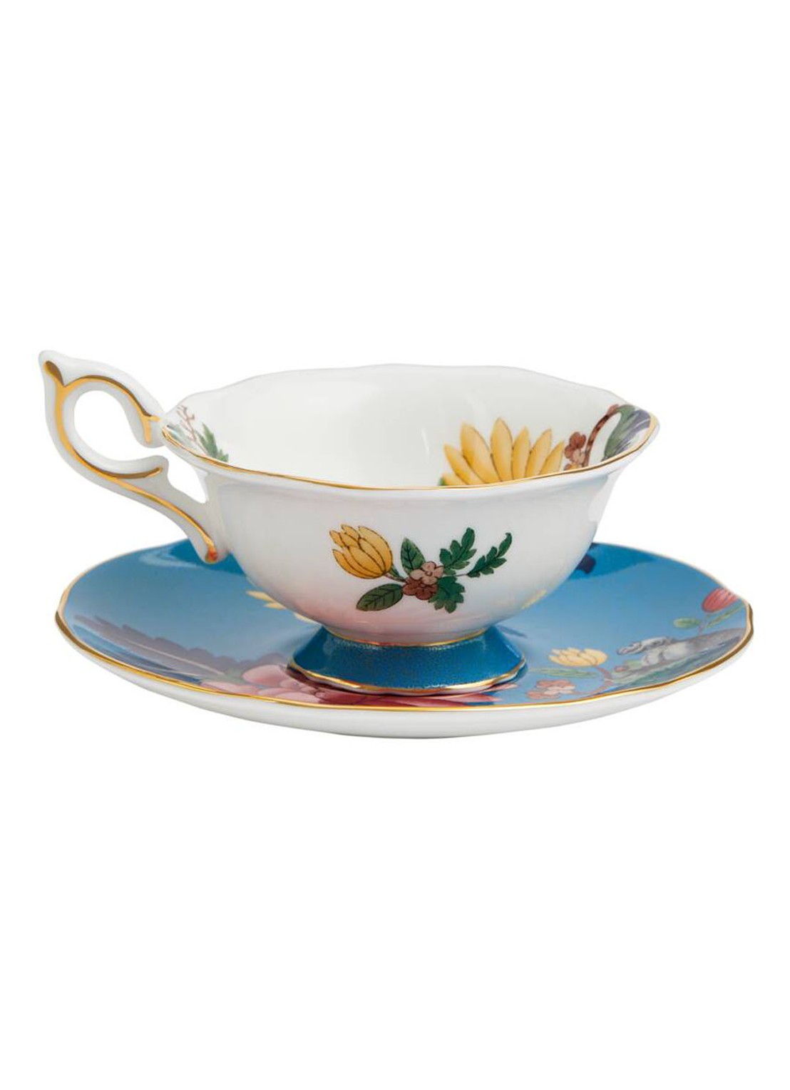 Wedgwood Wonderlust Sapphire kop en schotel 15 cl - detail 5 multicolor