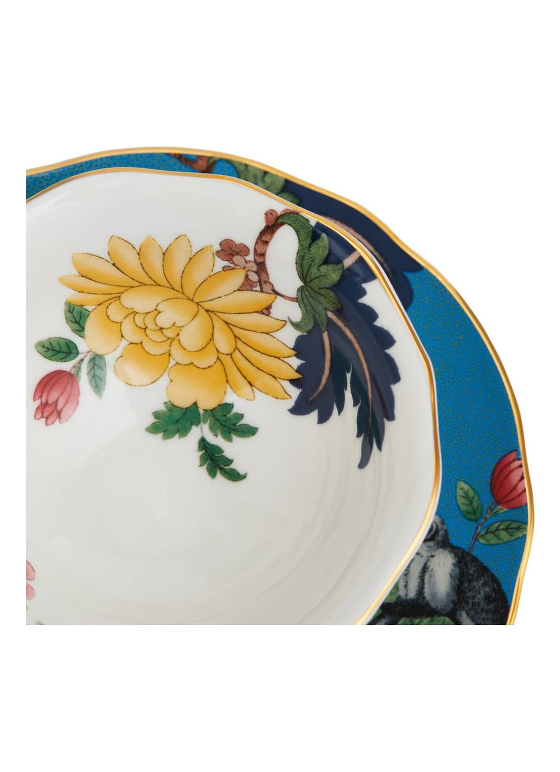 Wedgwood Wonderlust Sapphire kop en schotel 15 cl - voorkant 3 multicolor