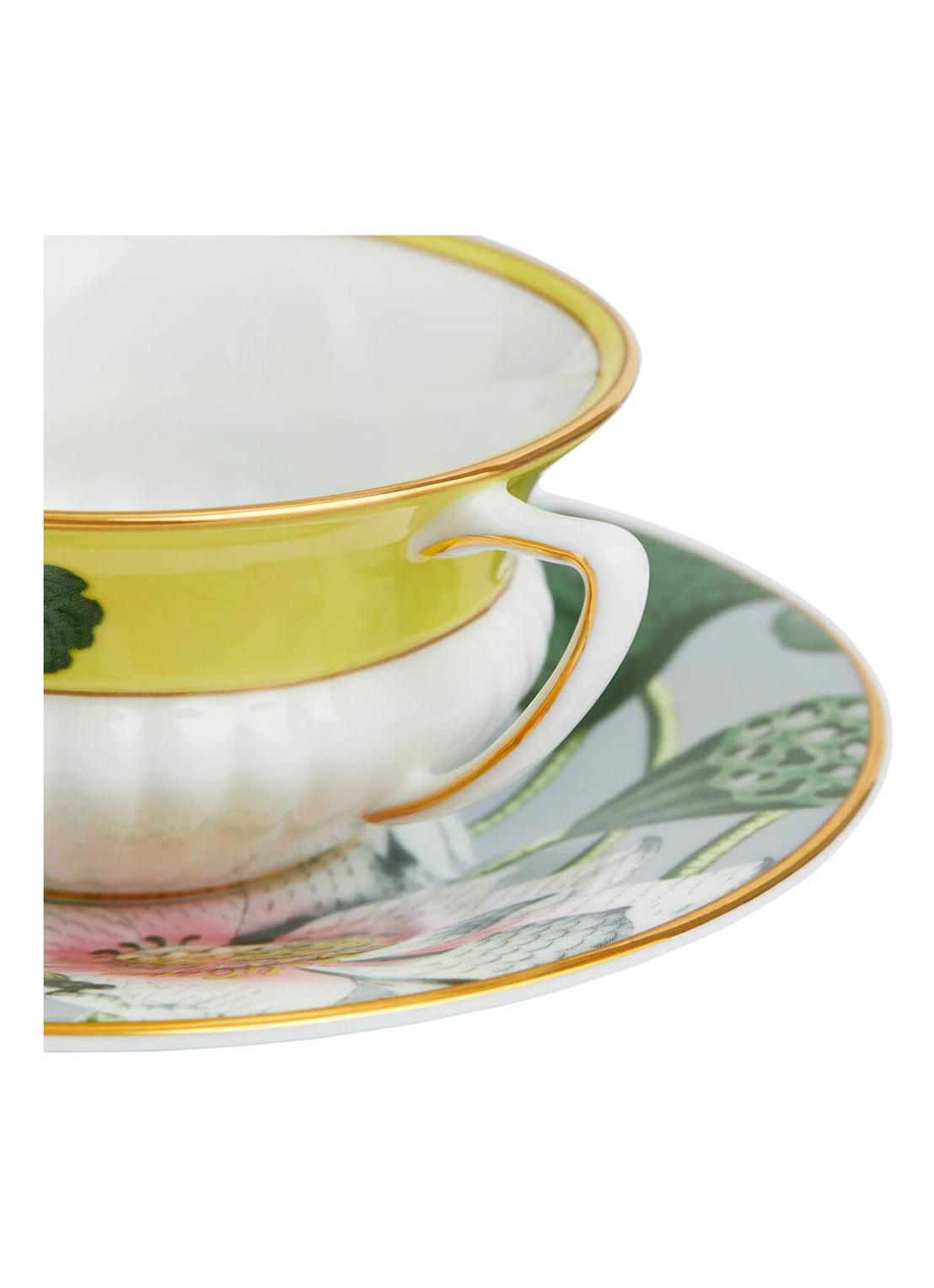 Wedgwood Wonderlust Waterlily kop en schotel 10 cl - achterkant 5 multicolor