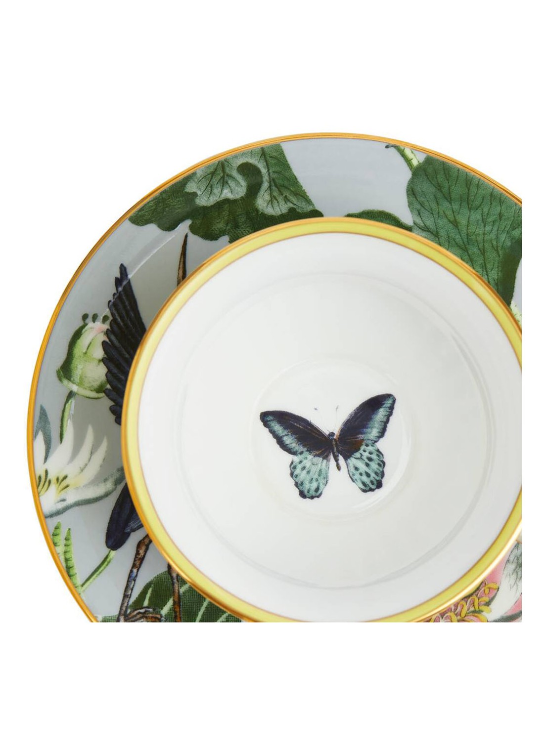 Wedgwood Wonderlust Waterlily kop en schotel 10 cl - voorkant 2 multicolor