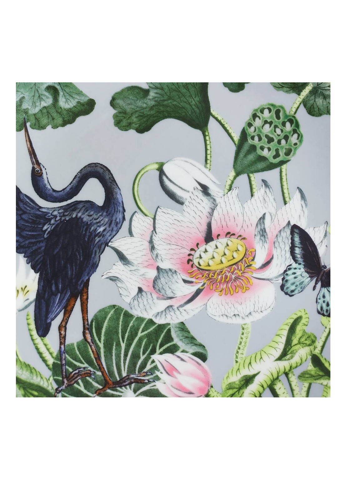 Wedgwood Wonderlust Waterlily ontbijtbord 20 cm  - achterkant multicolor