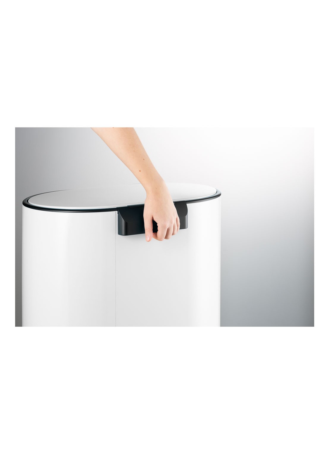 Wesco Multi Collector 2 prullenbak 2 x 25 liter - detail wit