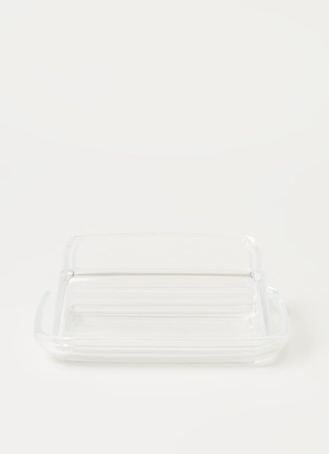 Westmark Botervloot van glas 14,5 cm - voorkant 2 transparant