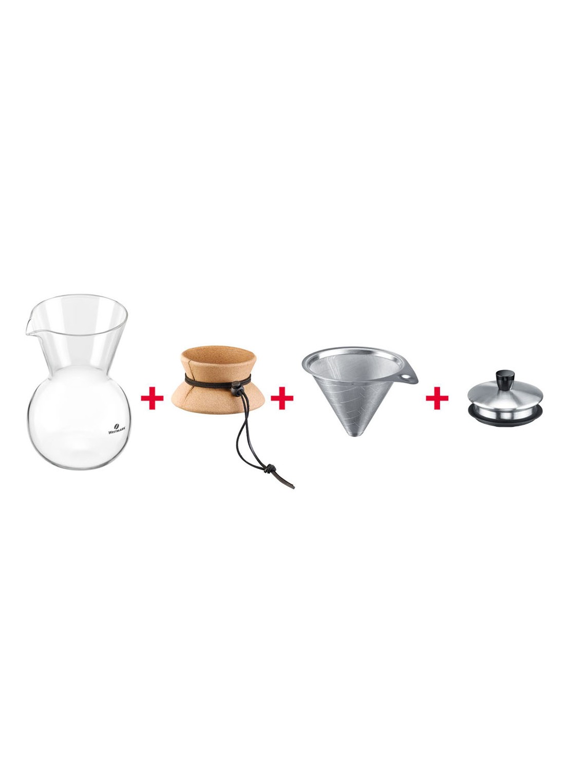 Westmark Brasilia koffiemaker 0,5 liter - detail 4 transparant