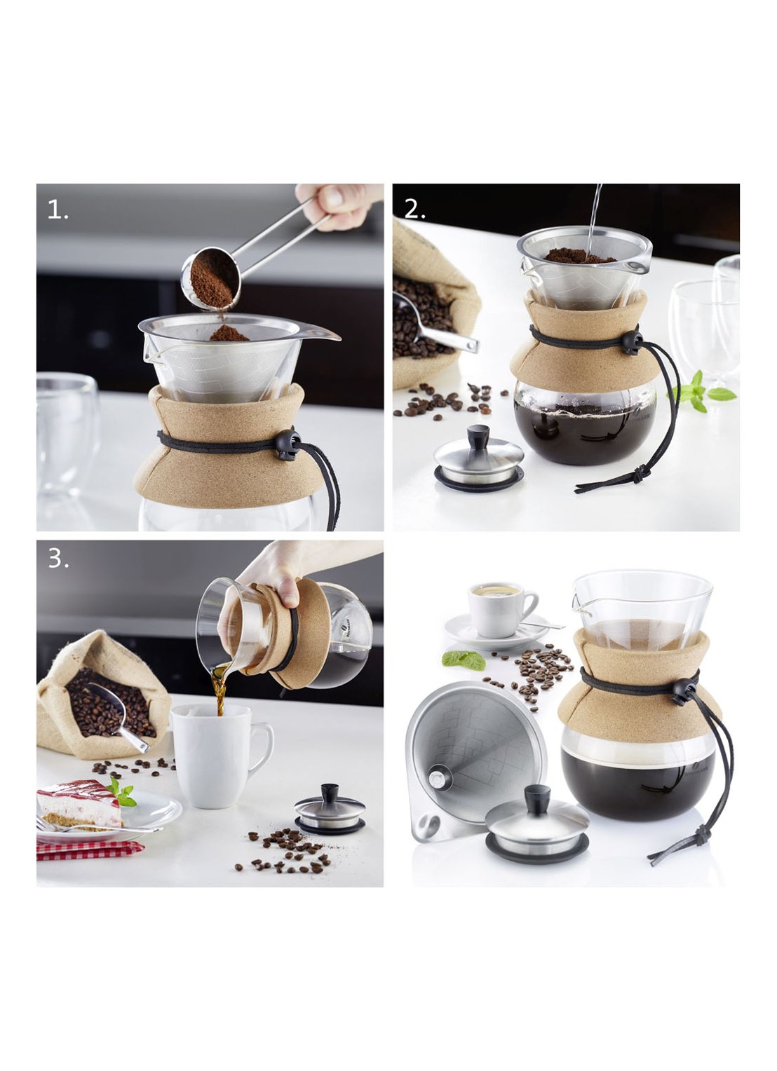 Westmark Brasilia koffiemaker 0,5 liter - detail 5 transparant