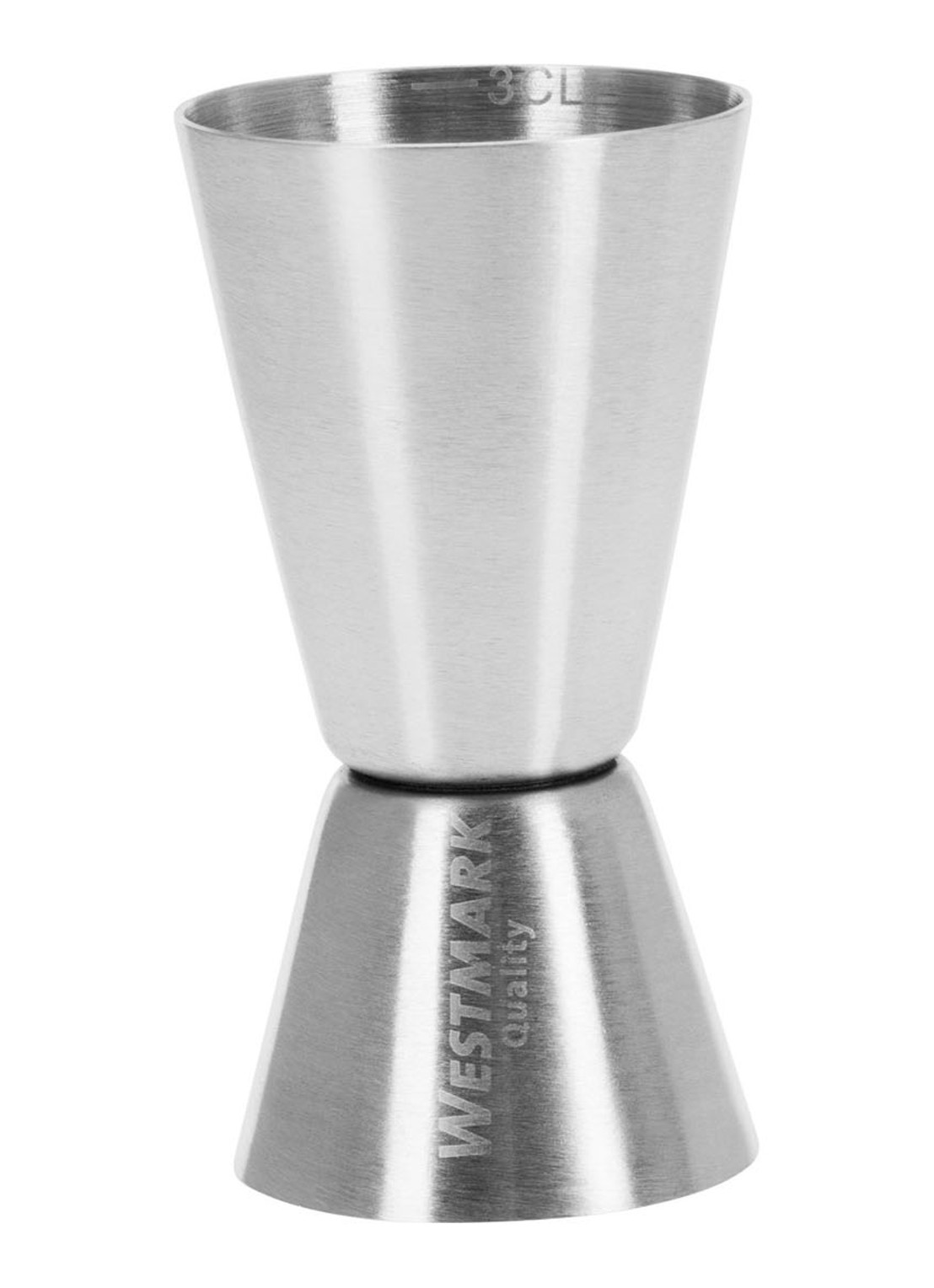 Westmark Cocktail maatbeker 3 cl - detail zilver