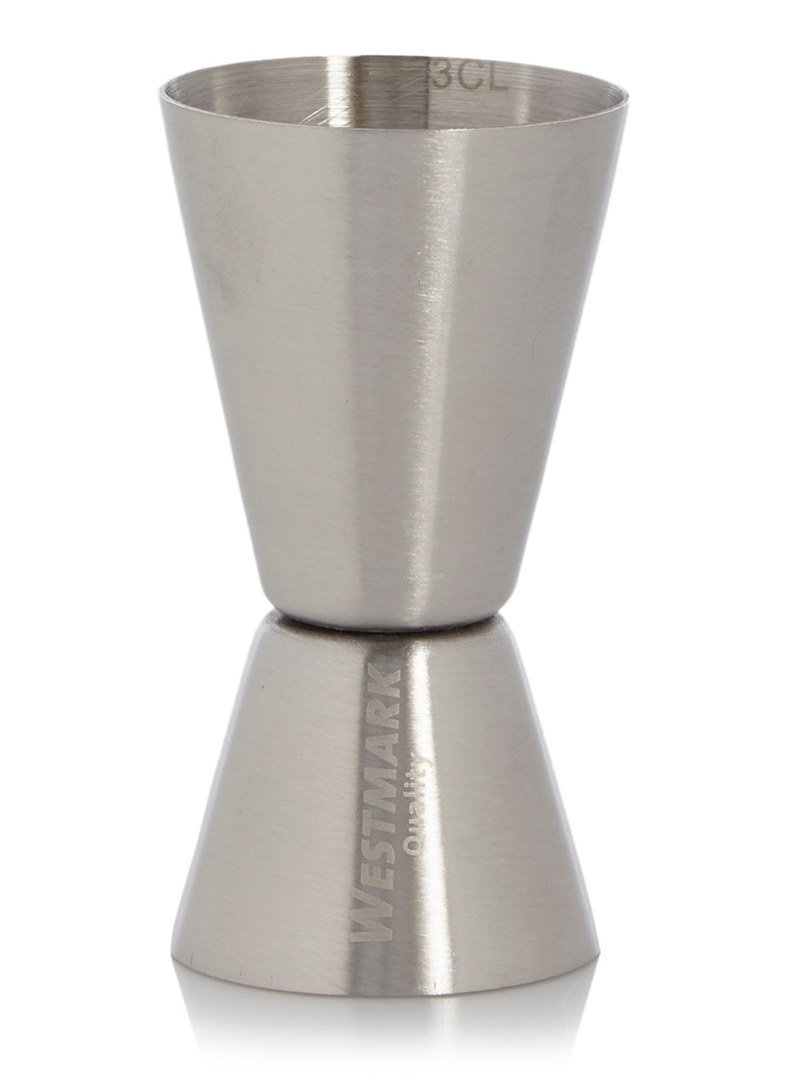 Westmark Cocktail maatbeker 3 cl - voorkant 5 zilver