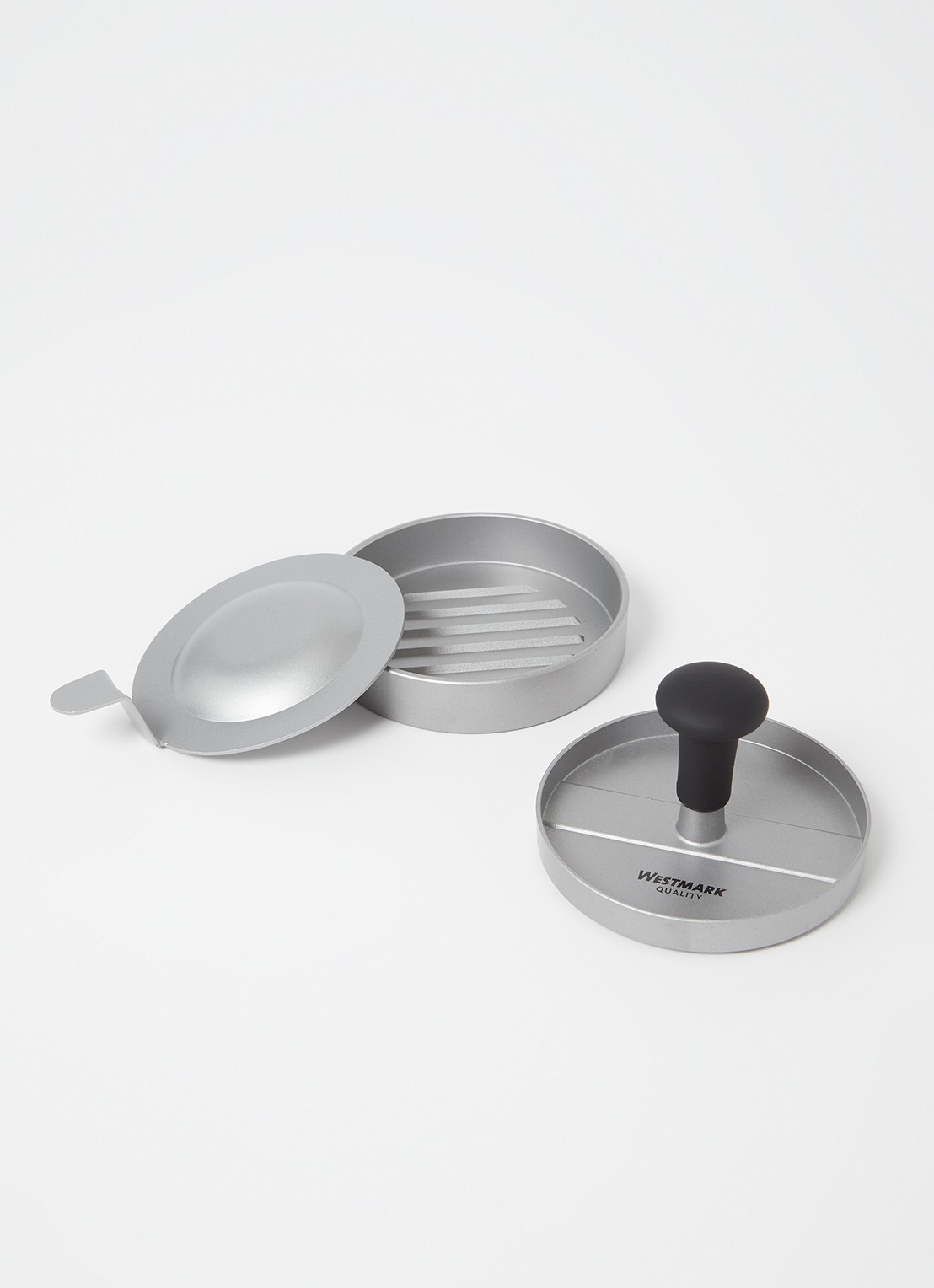 Westmark Hamburgerpers 11 cm - detail 3 zilver