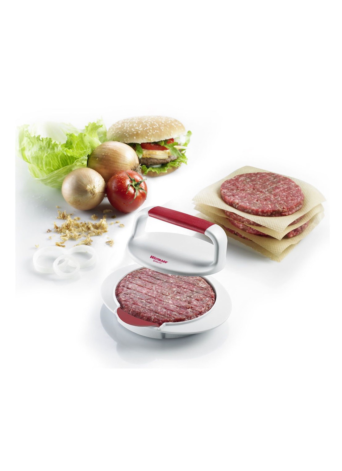 Westmark Hamburgerpers - detail 5 wit