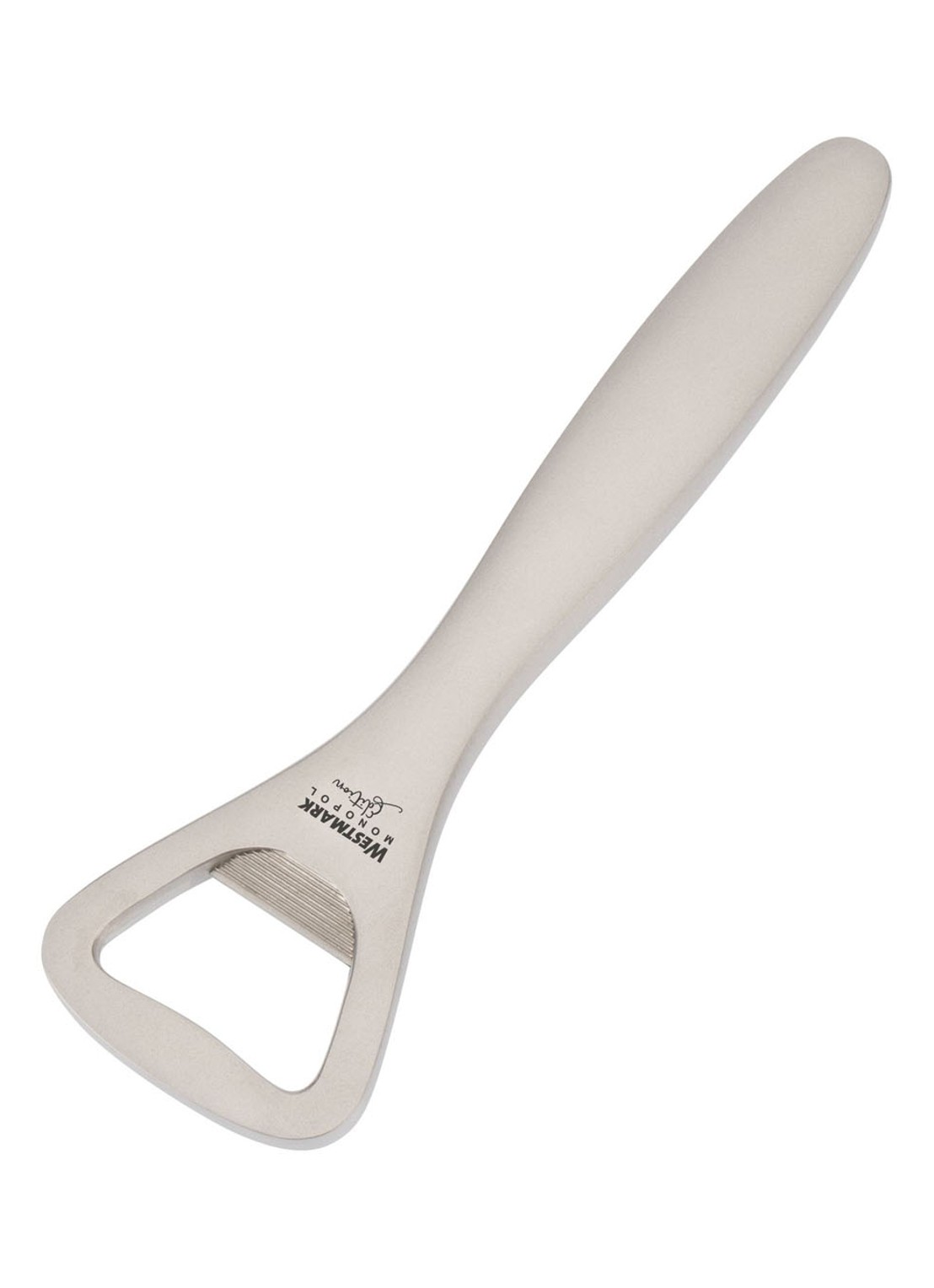 Westmark Linea flesopener - detail zilver