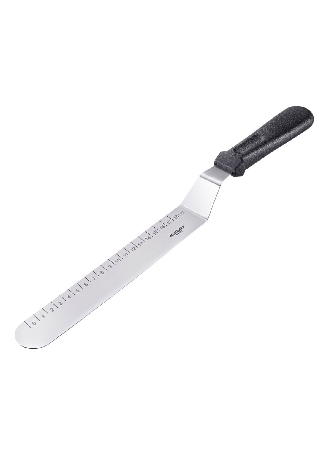 Westmark Paletmes met hoek 18 cm - detail 2 zilver
