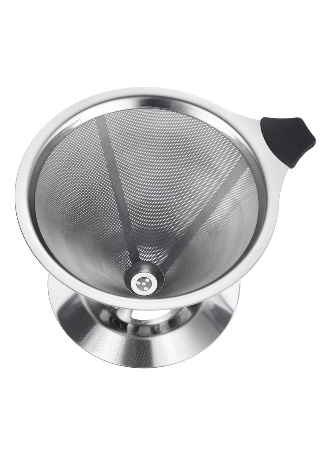 Westmark Permanent koffiefilter 8,5 cm - detail zilver