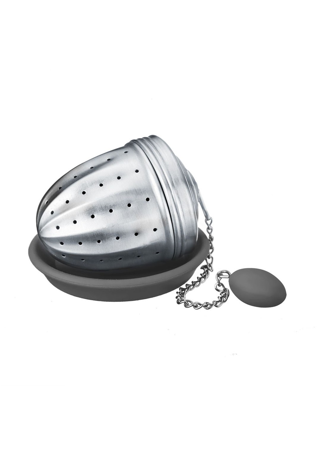 Westmark Thee-ei met onderzetter van roestvrijstaal - detail 3 zilver