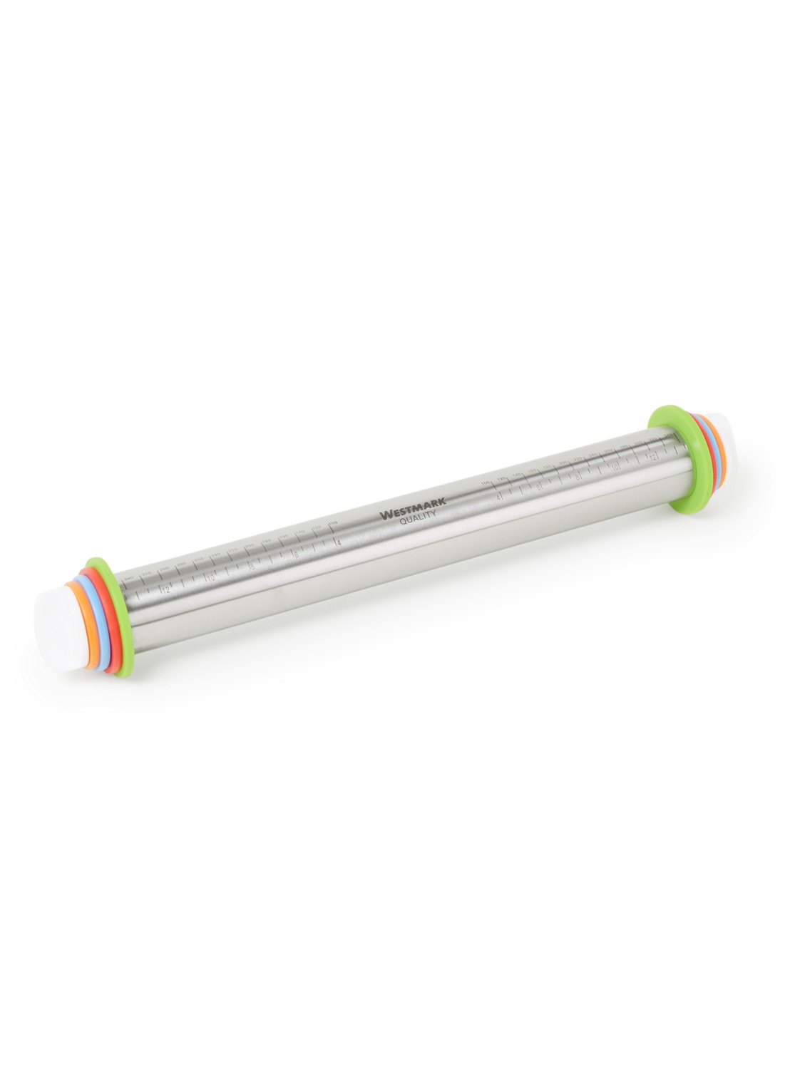 Westmark Verstelbare deegroller 43,5 cm  - voorkant 2 zilver