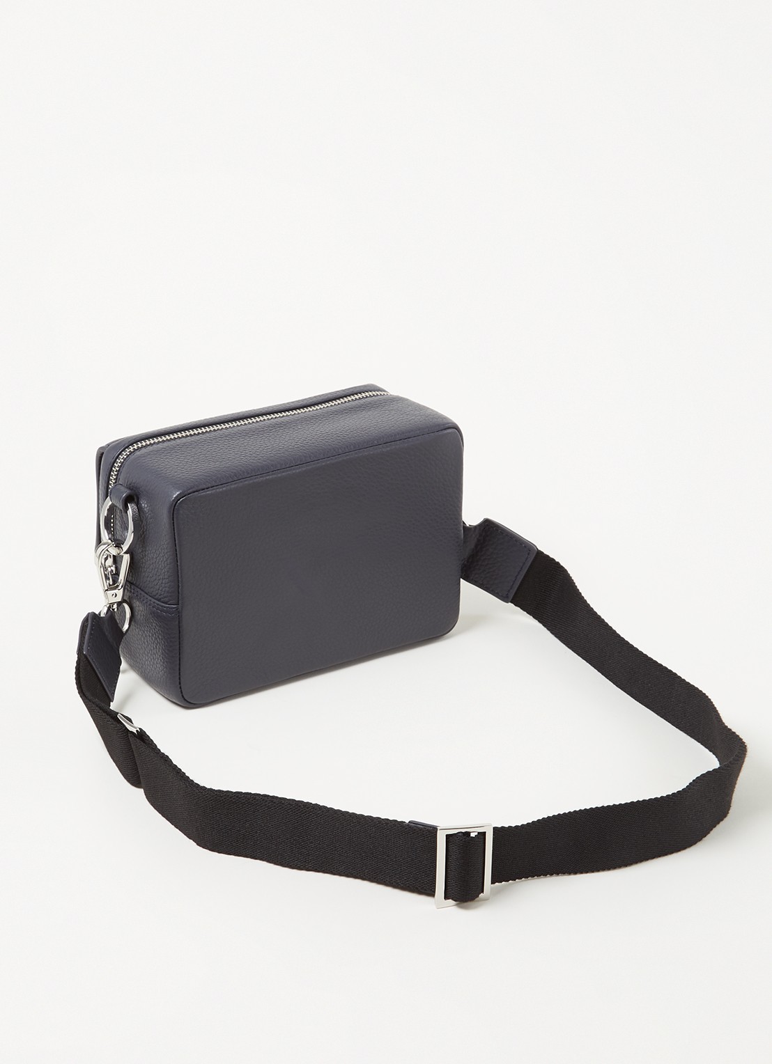Whistles Bibi crossbodytas van leer - achterkant 4 royalblauw