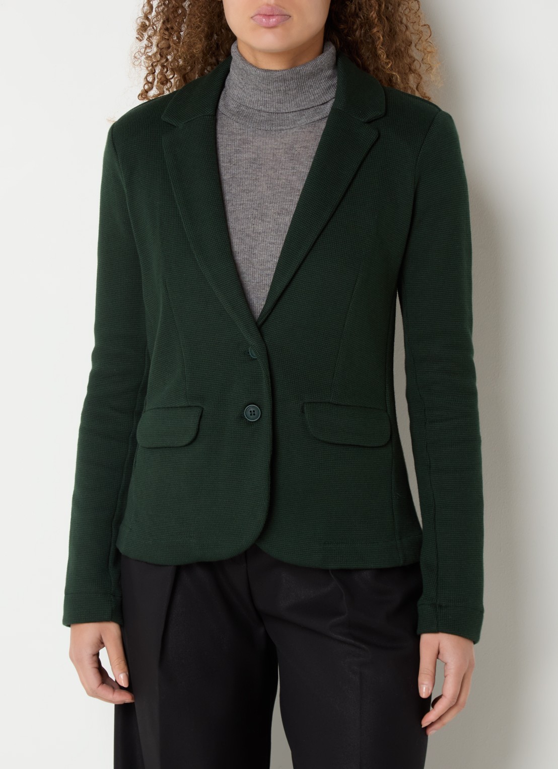 Whistles Blazer met klepzakken - detail 2 donkergroen