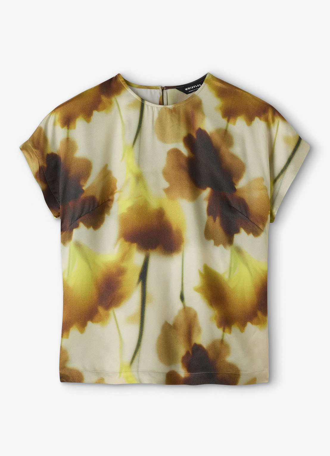 Whistles Blouse met bloemenprint - voorkant multicolor
