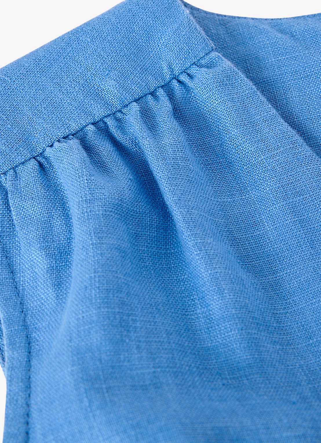 Whistles Blouse met V-hals - detail 4 blauw