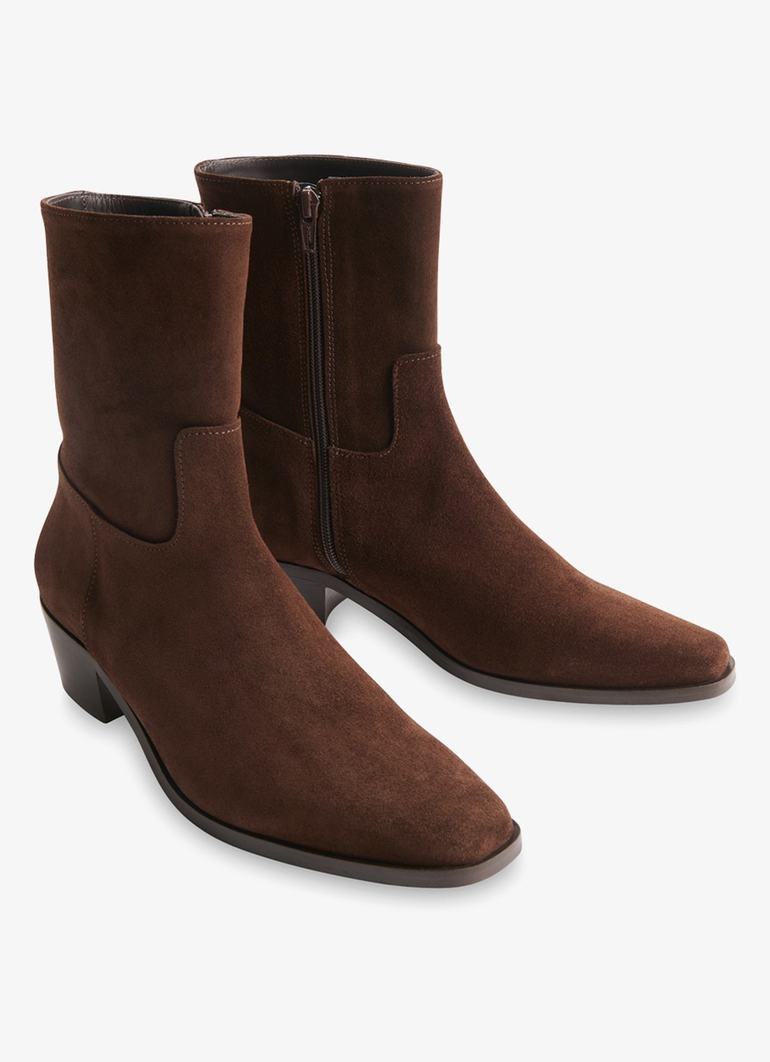 Whistles cowboylaars van suède - detail bruin