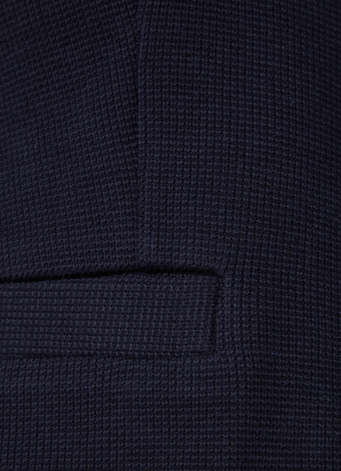 Whistles Fijngebreid vest met structuur - detail donkerblauw