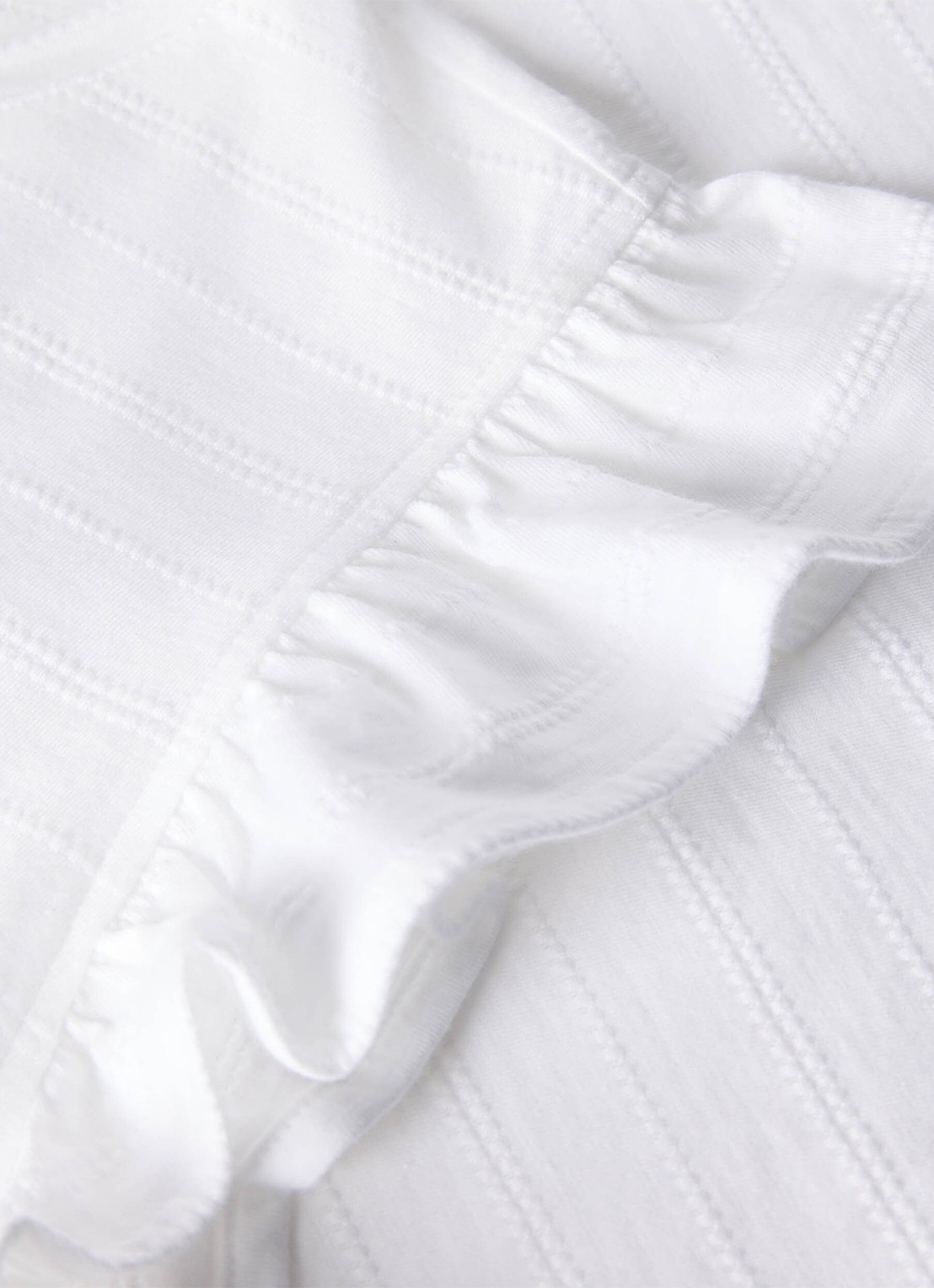 Whistles Frill top met broderie  - detail 5 wit