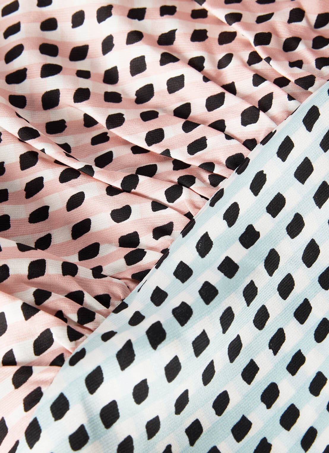 Whistles Graphic Check maxi jurk met grafische print - detail 6 roze
