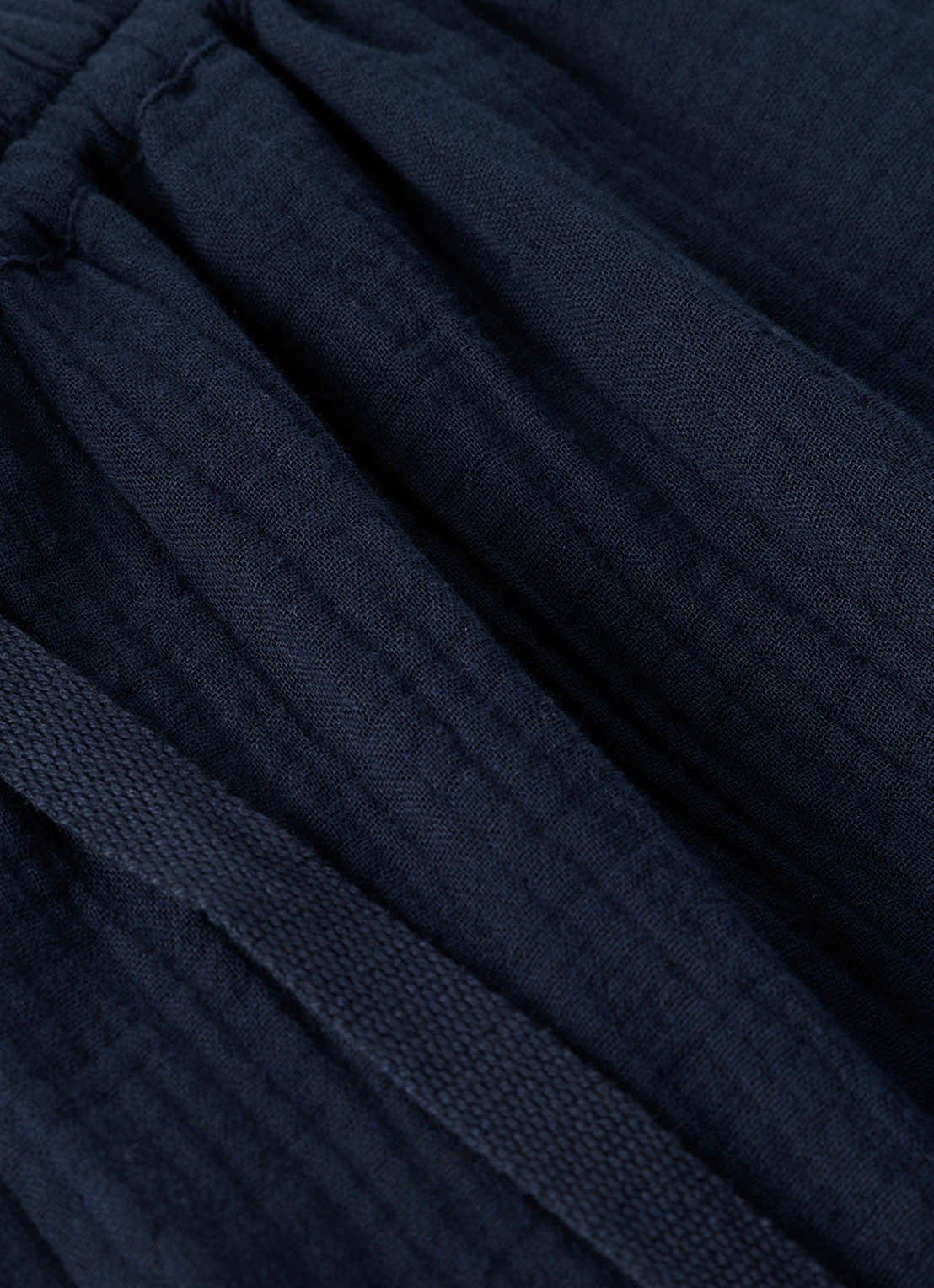 Whistles High waist wide fit pantalon met steekzakken - detail 4 donkerblauw