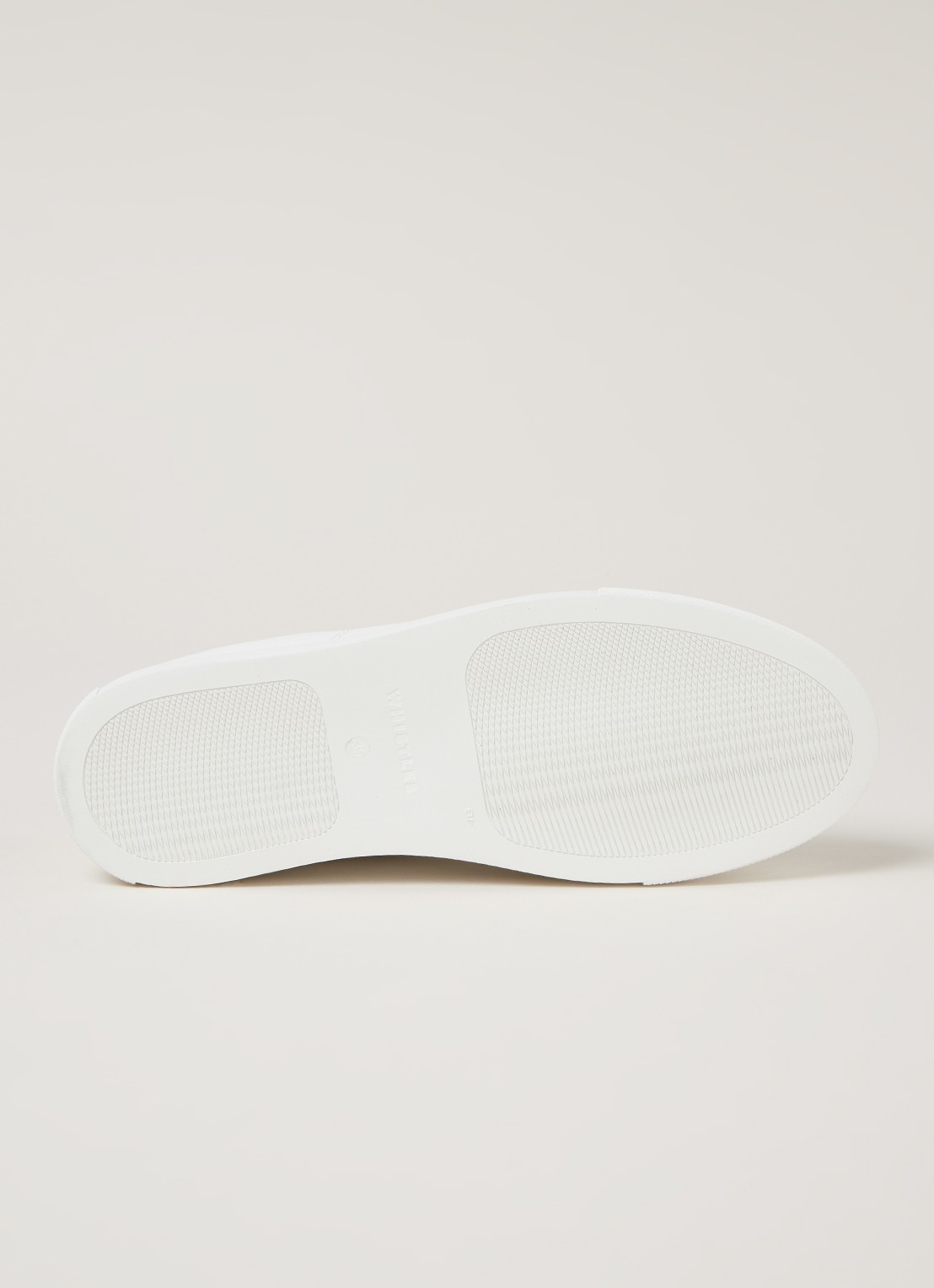 Whistles Koki sneaker van leer - detail 3 wit