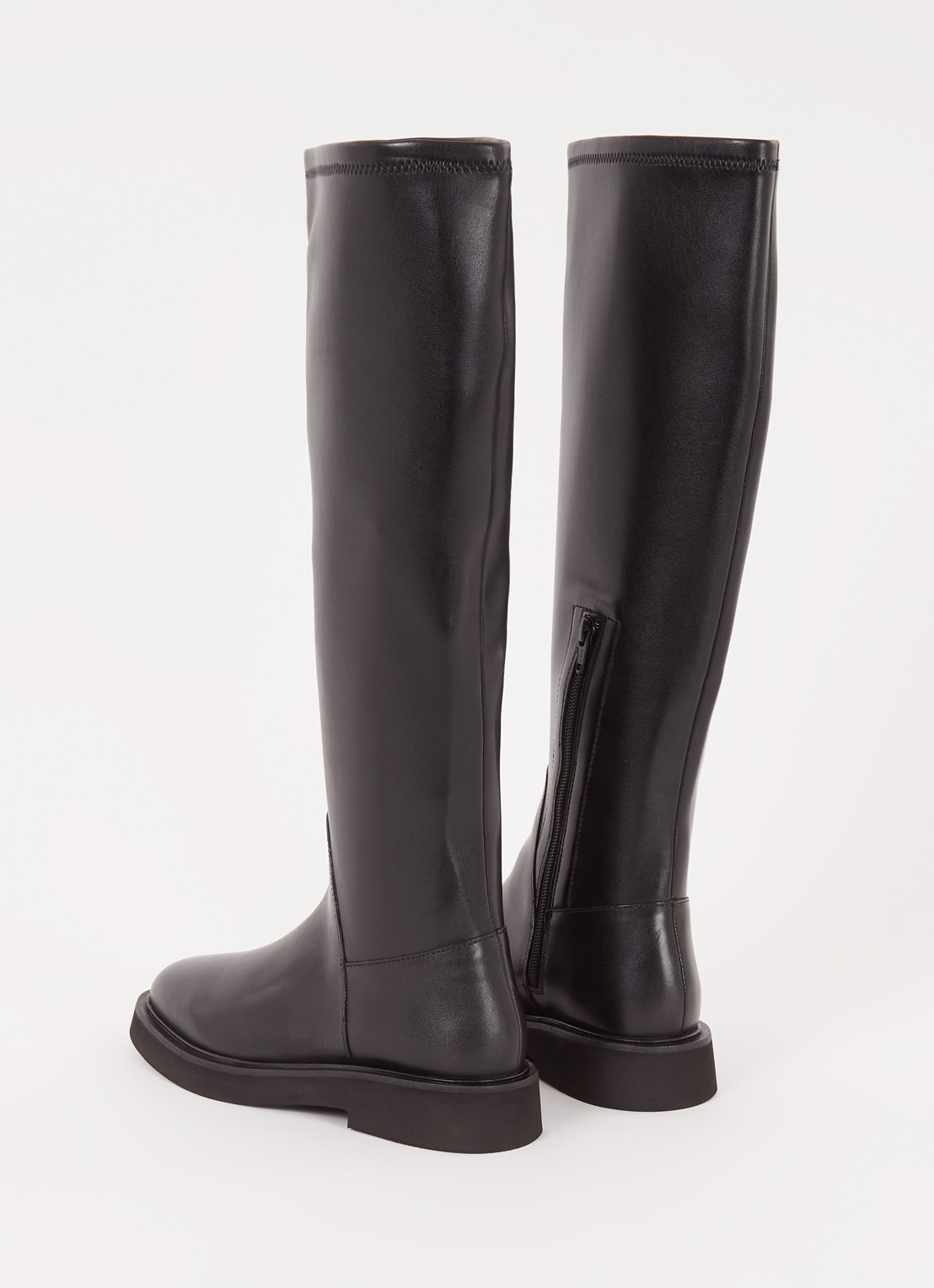 Whistles Laars van leer  - detail 4 zwart