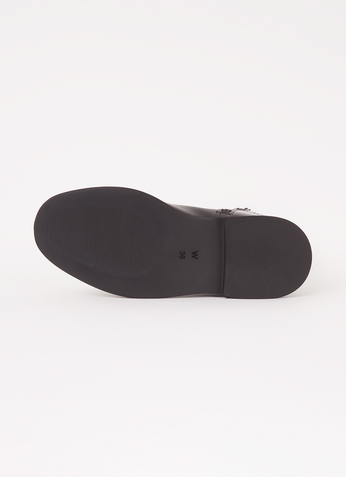 Whistles Laars van leer  - detail 5 zwart