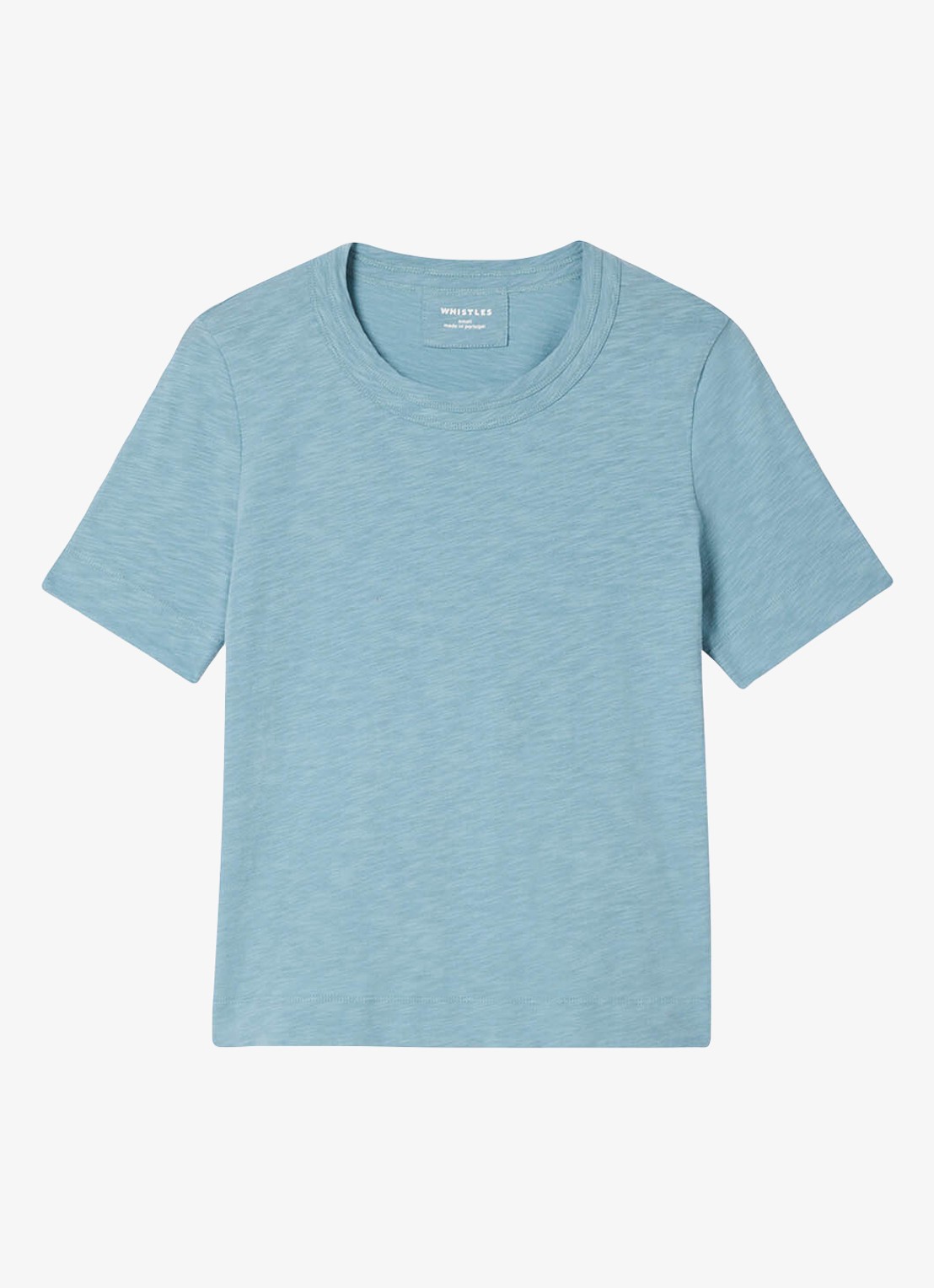 Whistles Rosa T-shirt met ronde hals - voorkant blauw