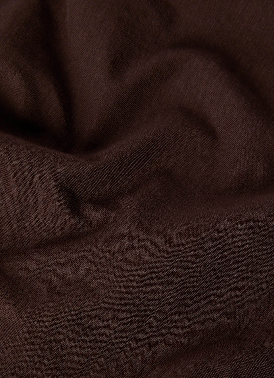 Whistles Willa T-shirt met V-hals - detail 5 donkerbruin