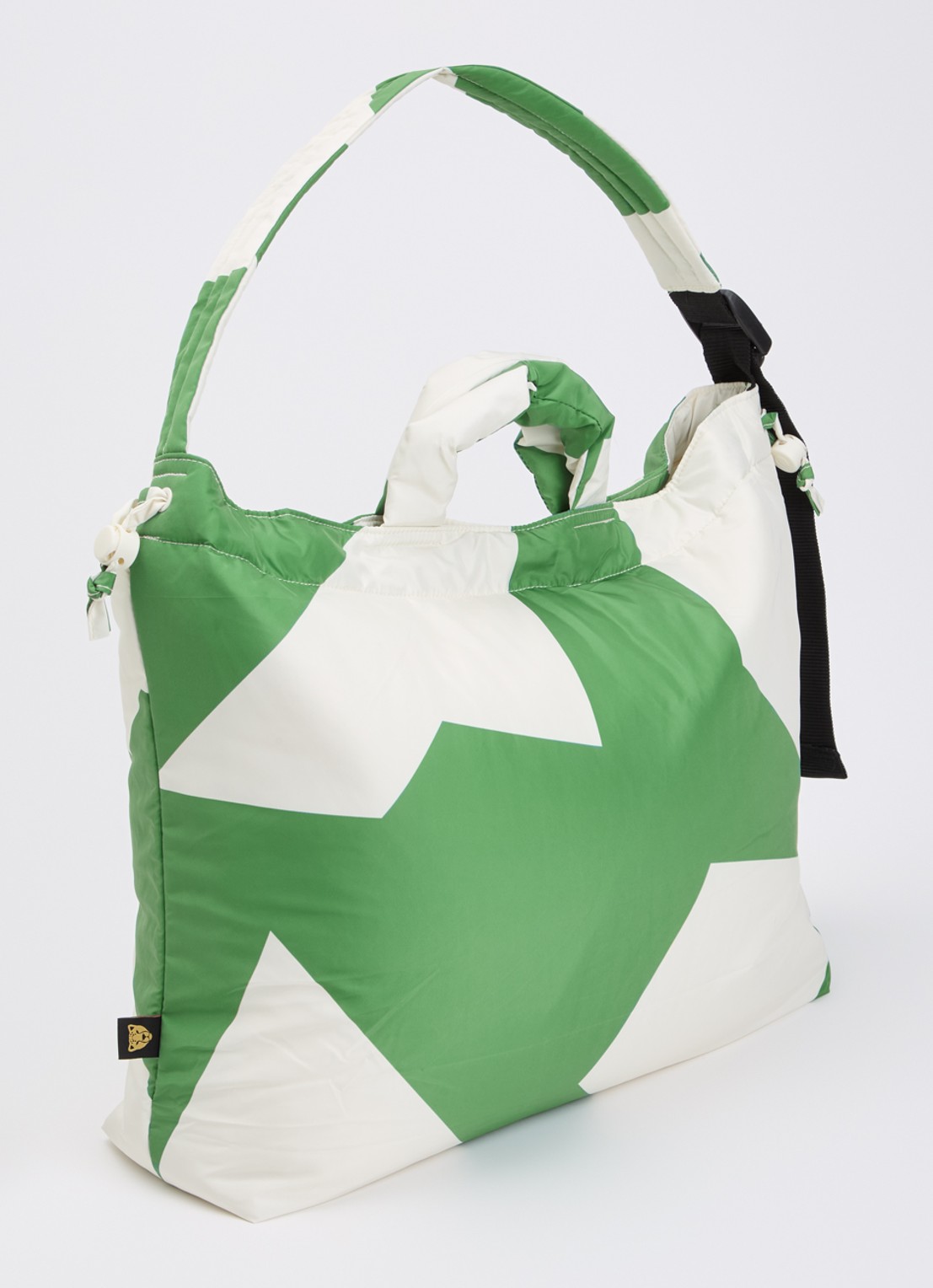 Wildride Luiertas met logo - achterkant 2 groen