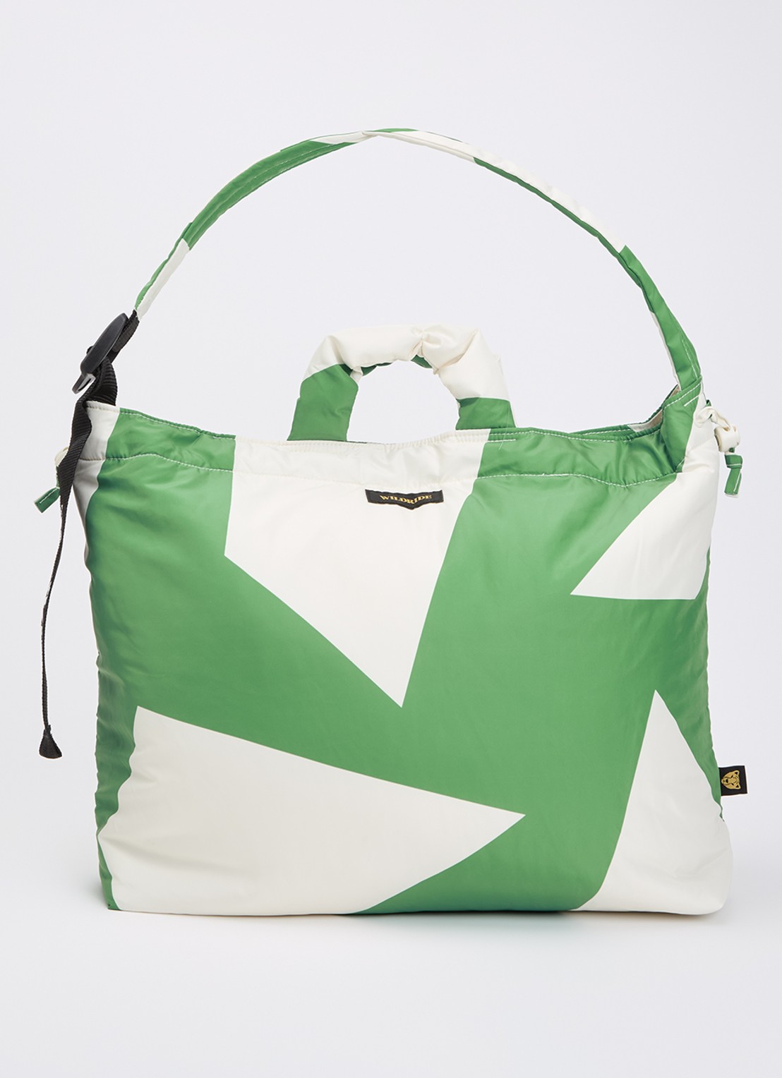 Wildride Luiertas met logo - voorkant groen