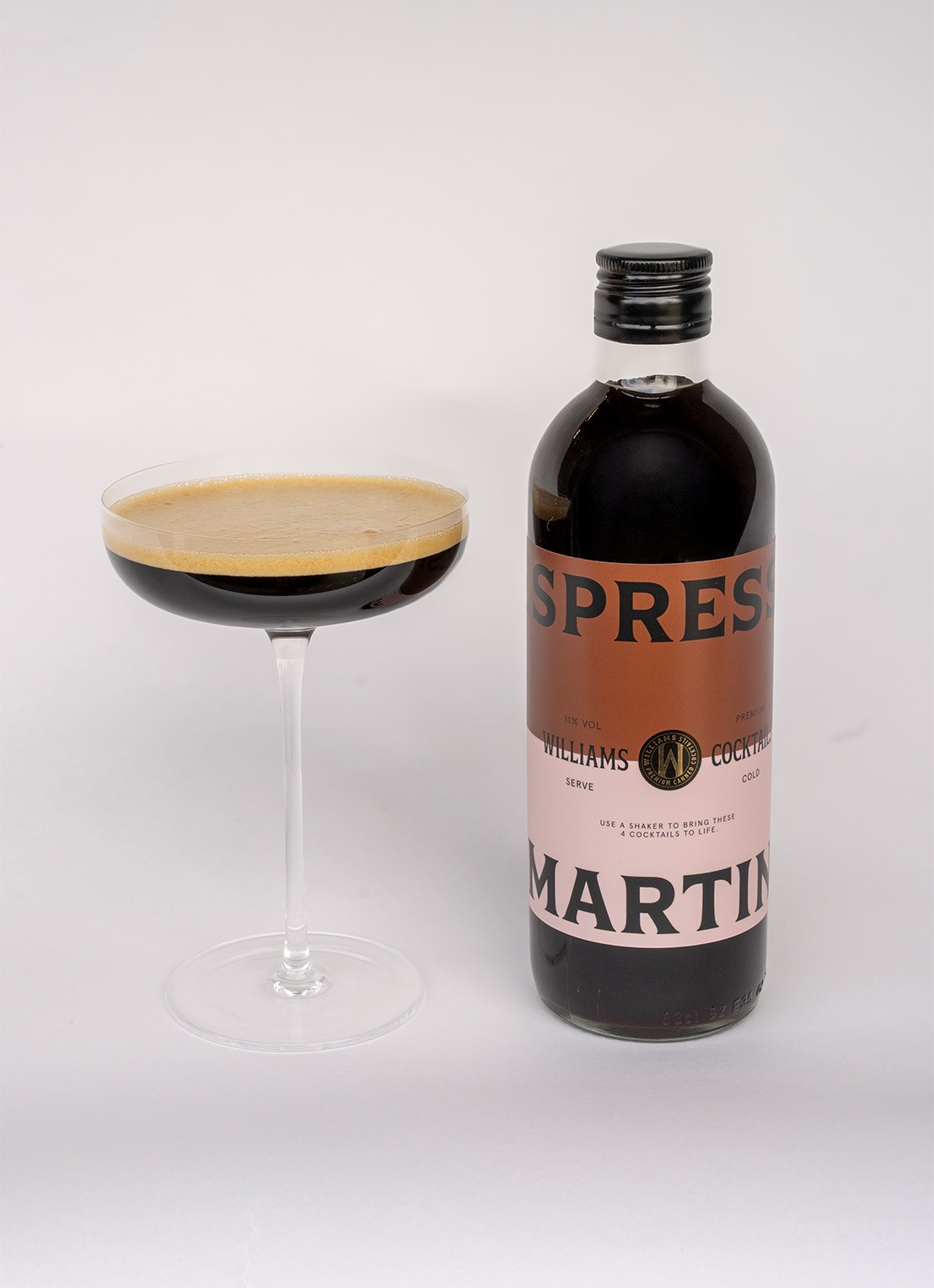 Williams Cocktails Espresso Martini cocktail 500 ml - voorkant 2 undefined