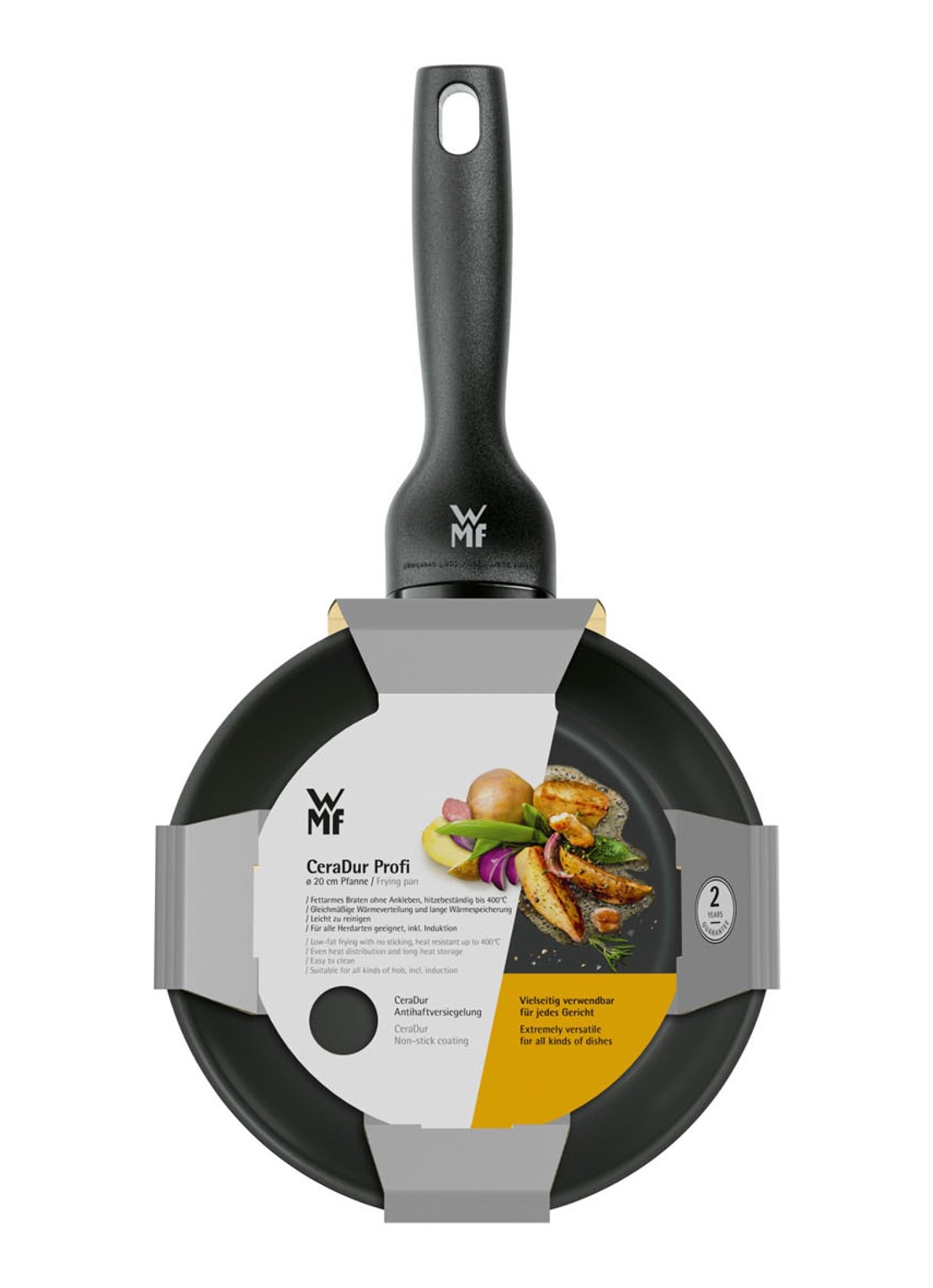WMF CeraDur Profi koekenpan Ø20 cm - detail 3 zwart