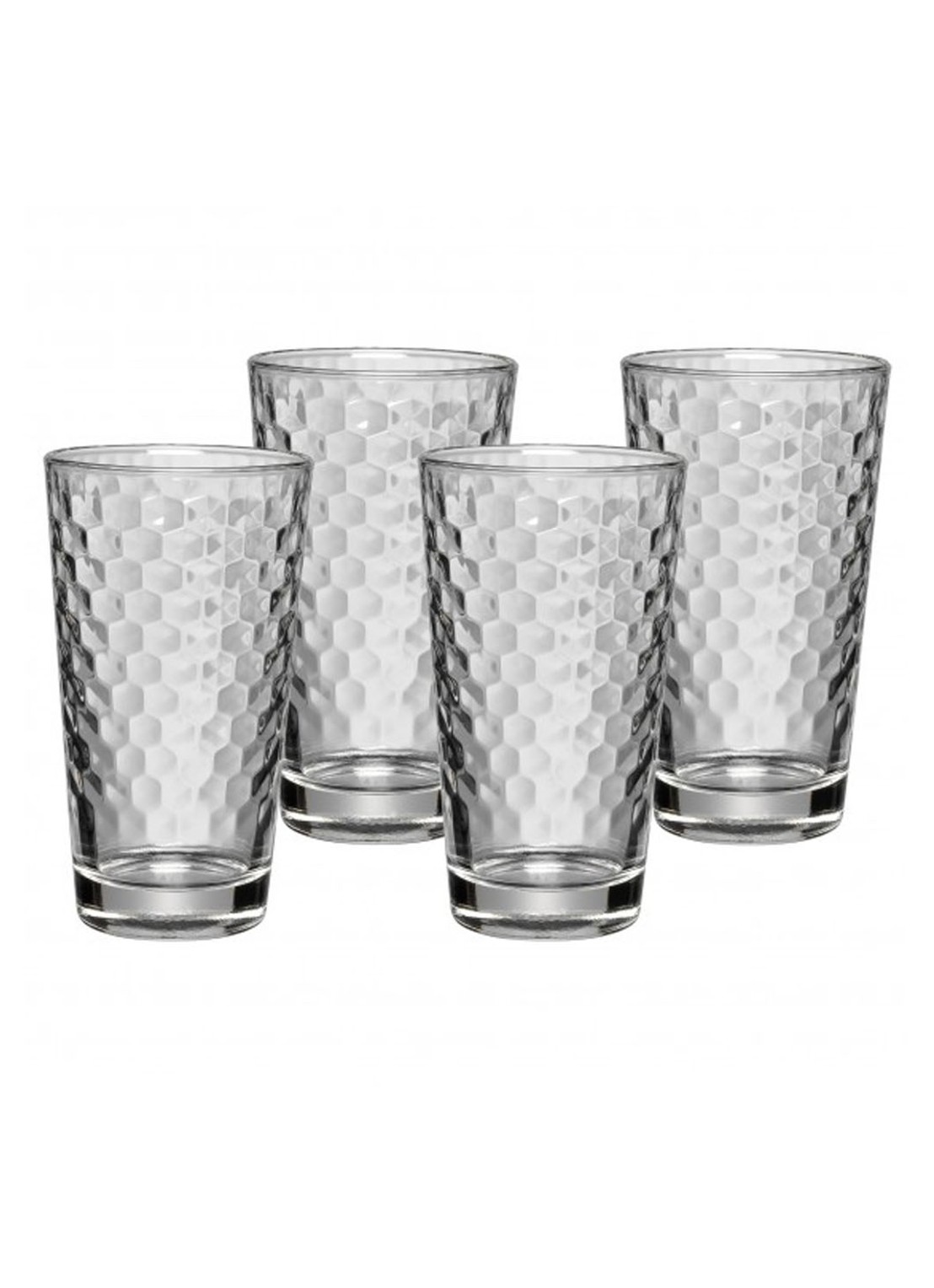 WMF Coffee Time Latte Macchiato glas set van 4 - voorkant transparant