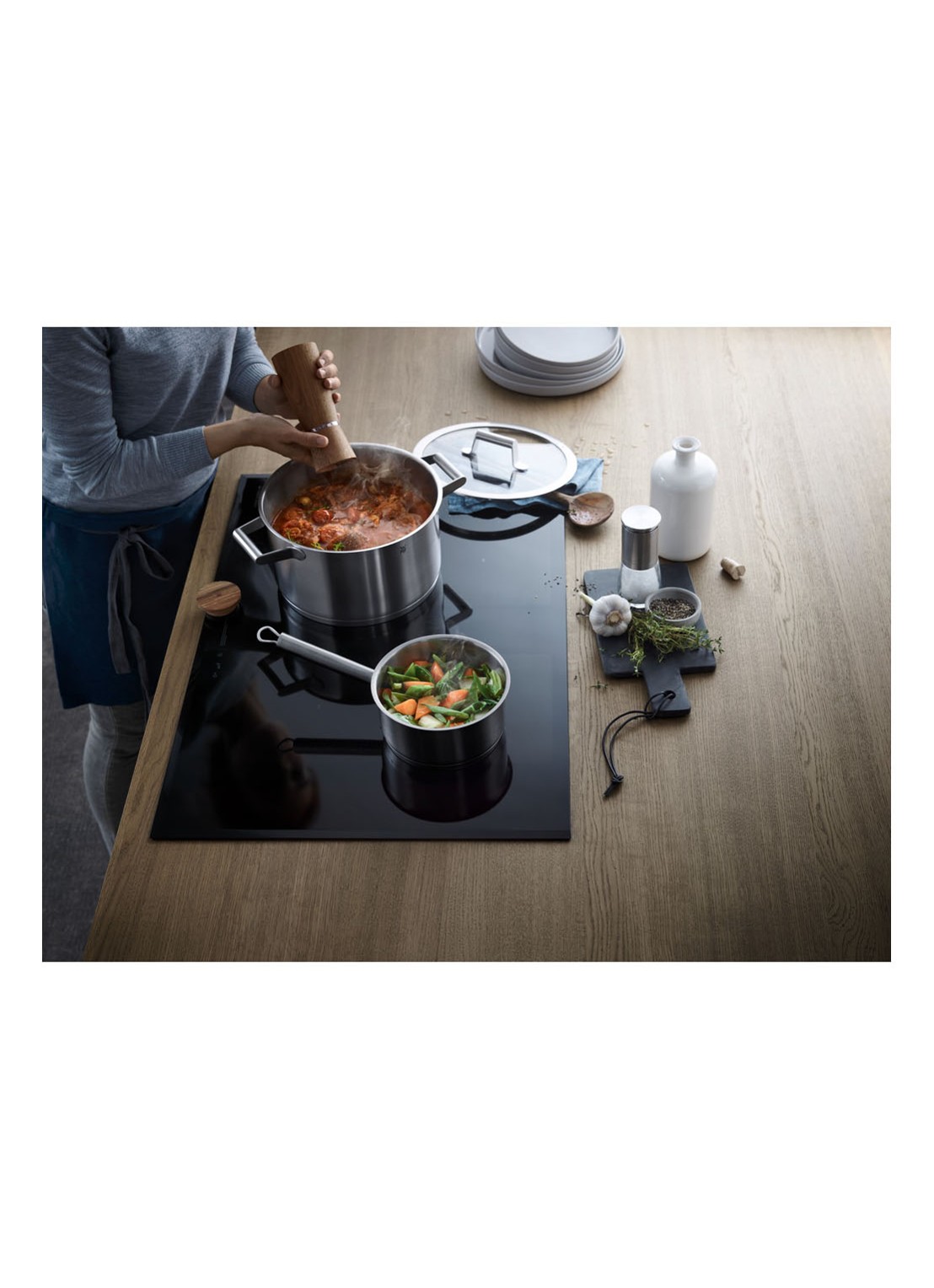 WMF Comfort Line steelpan Ø16 cm - detail 7 zilver