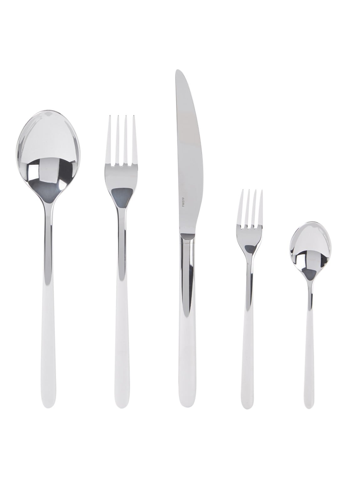 WMF Fame Plus bestekset 30-delig - voorkant zilver