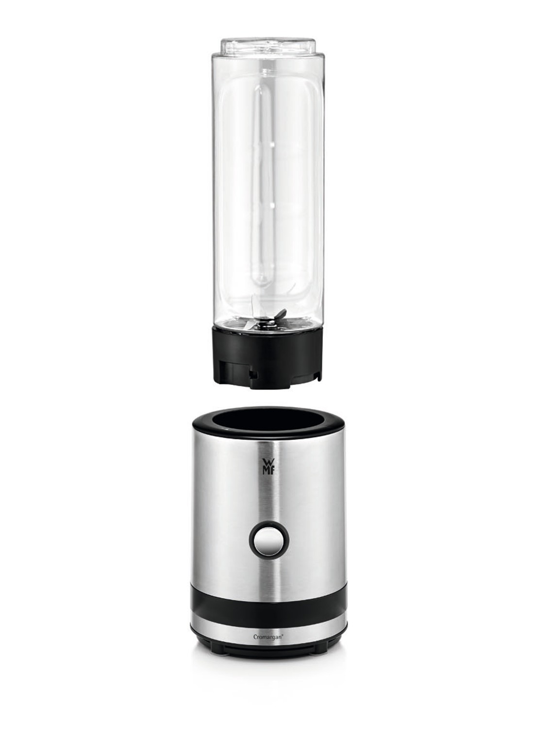 WMF KITCHENmini Smoothie To Go blender 0,6 liter - voorkant zilver